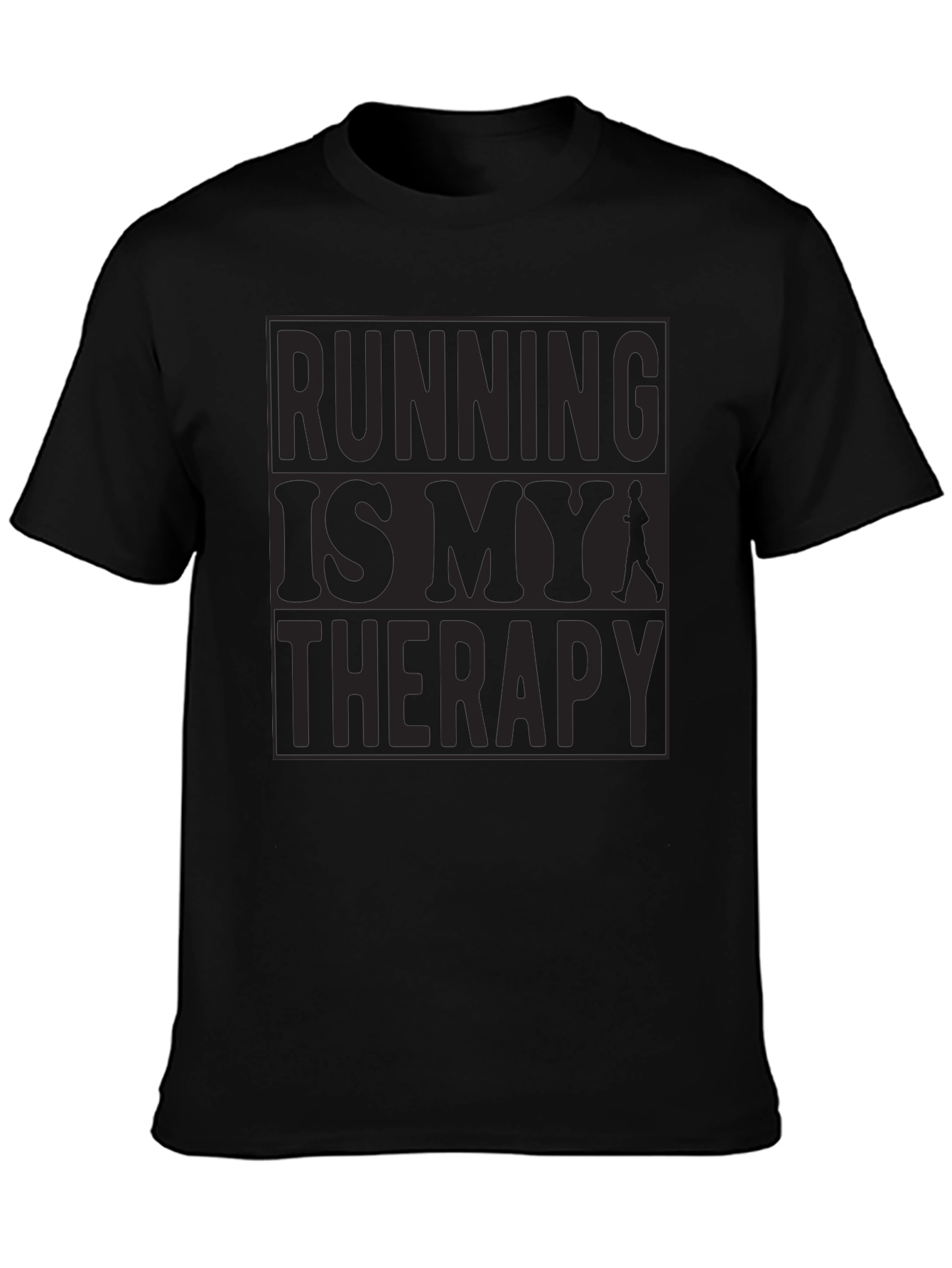 Running is My Therapy Graphic T-Shirt