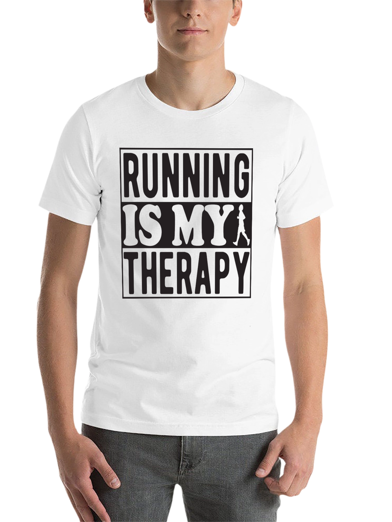 Running is My Therapy Graphic T-Shirt