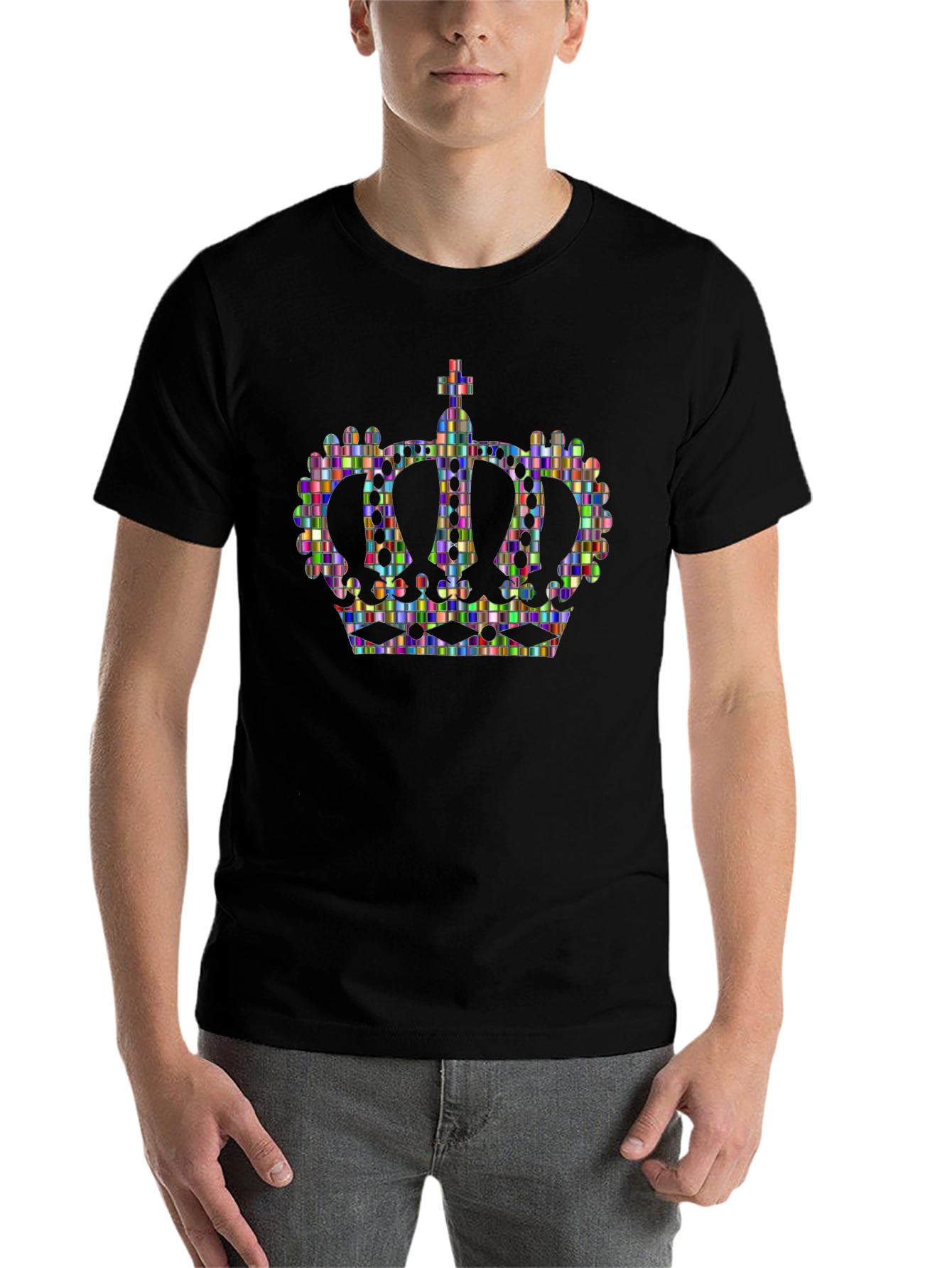 Crown Graphic Black T-Shirt