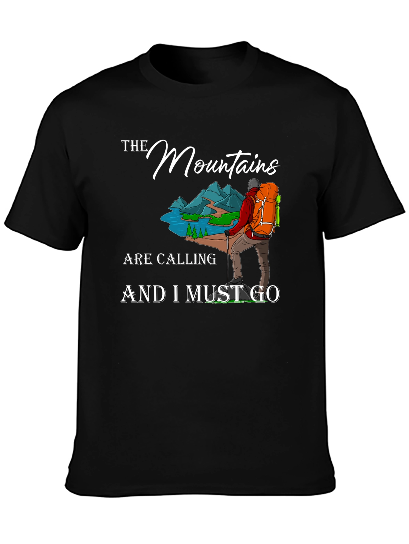 Mountain Calling Graphic Tee - Adventure Awaits!