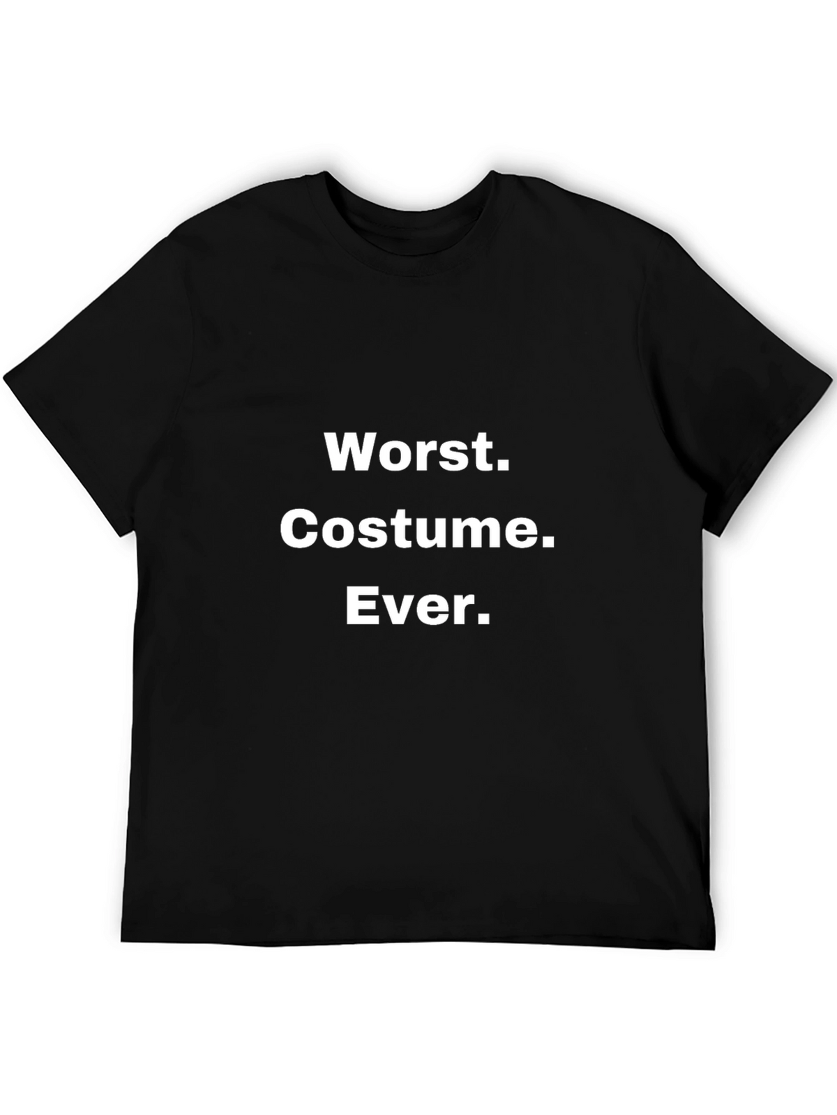 Worst Costume Ever T-Shirt: Funny Halloween Tee