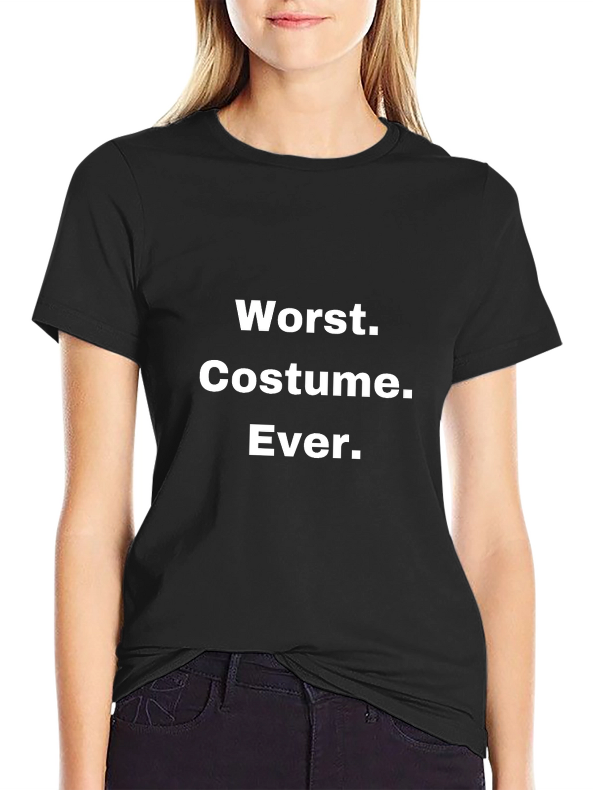 Worst Costume Ever T-Shirt: Funny Halloween Tee