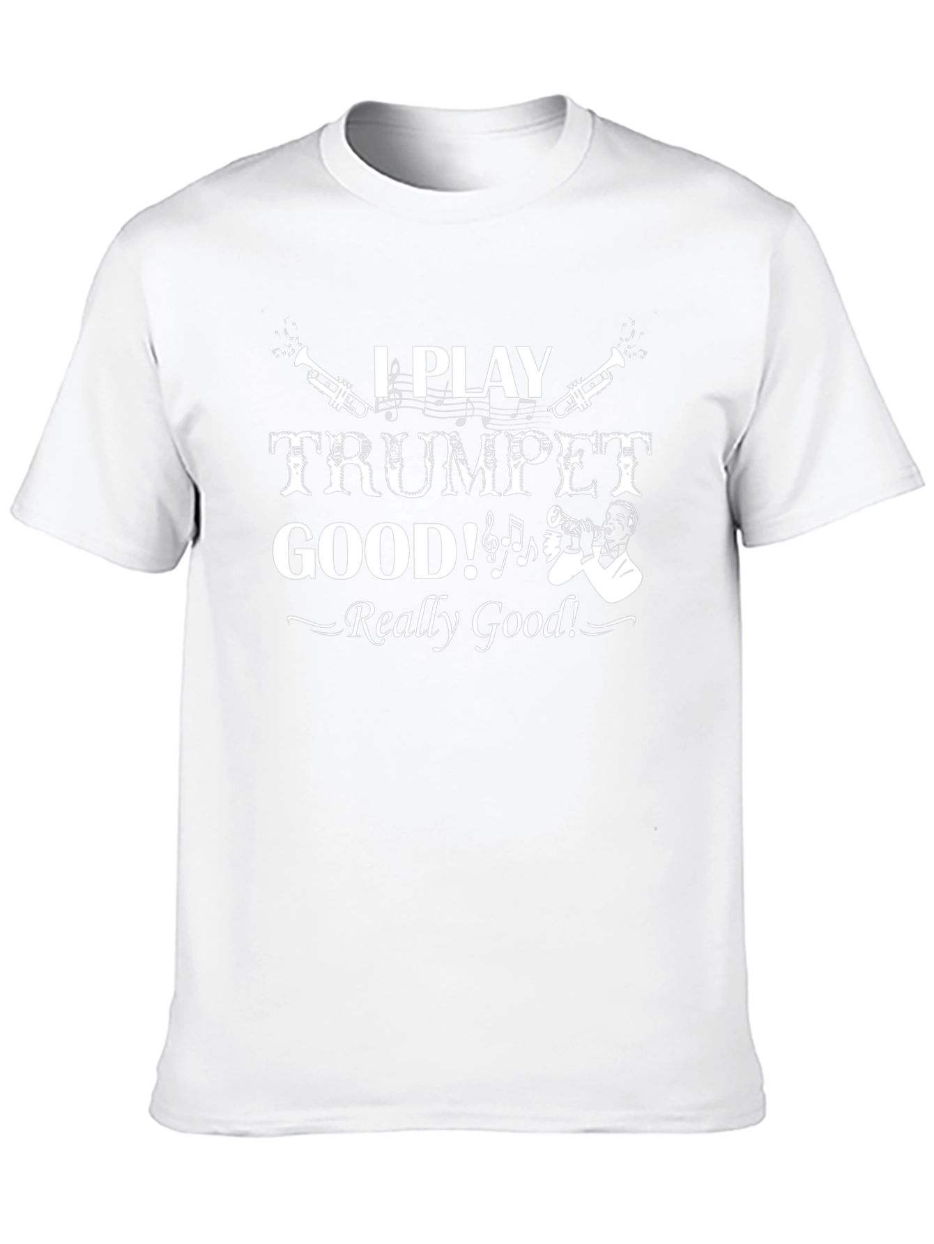 I Play Trumpet Good Black T-Shirt