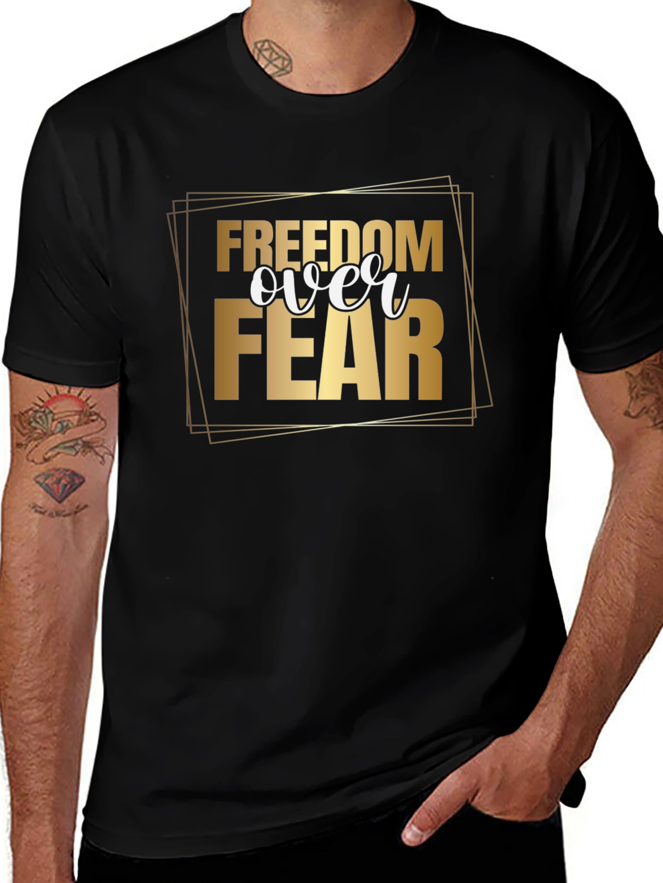 Freedom Over Fear Graphic Tee