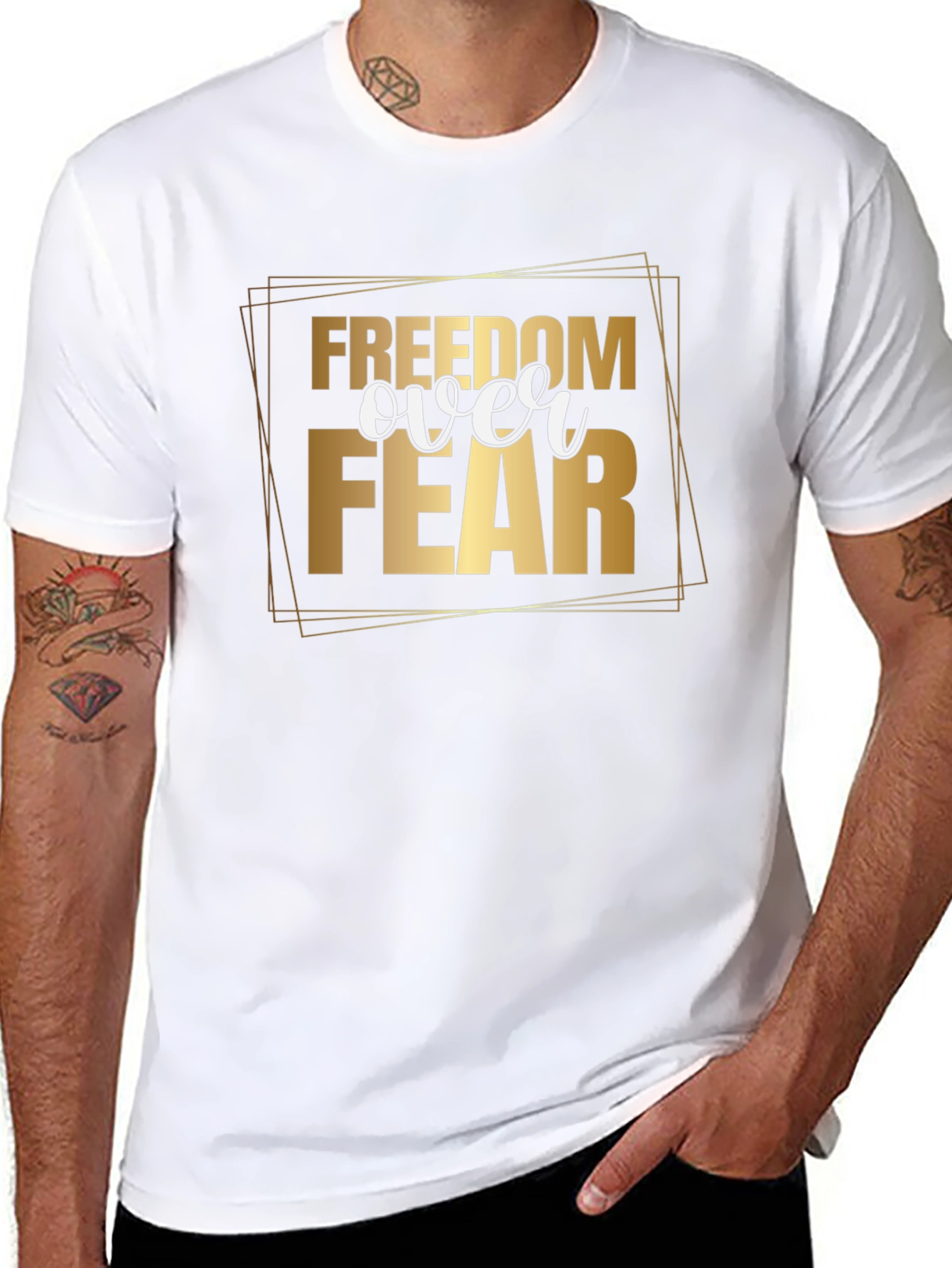Freedom Over Fear Graphic Tee
