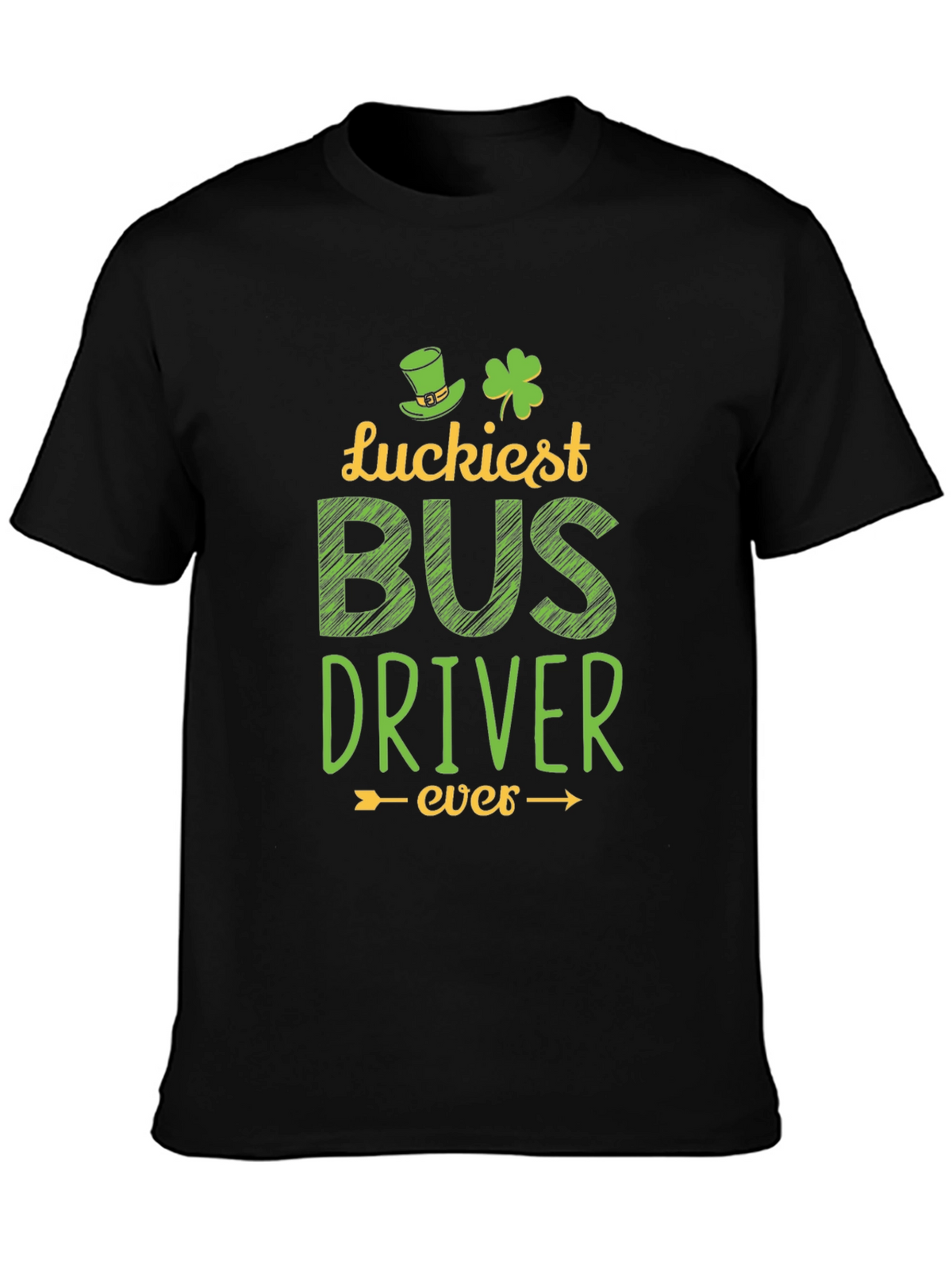 Luckiest Bus Driver Ever St. Patricks Day T-Shirt