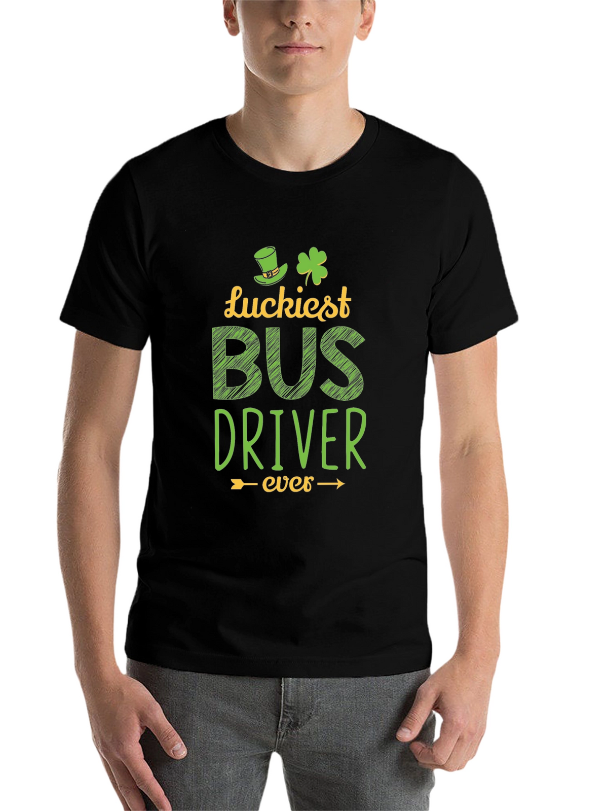 Luckiest Bus Driver Ever St. Patricks Day T-Shirt