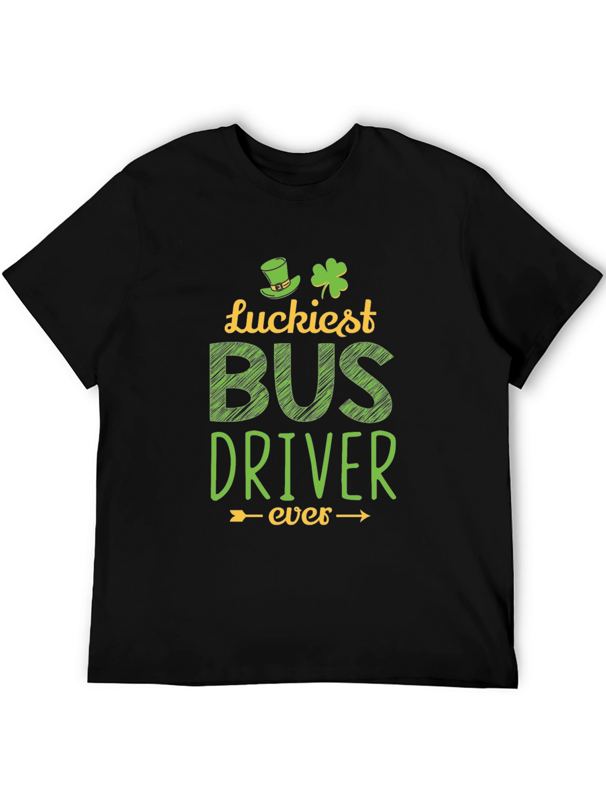 Luckiest Bus Driver Ever St. Patricks Day T-Shirt