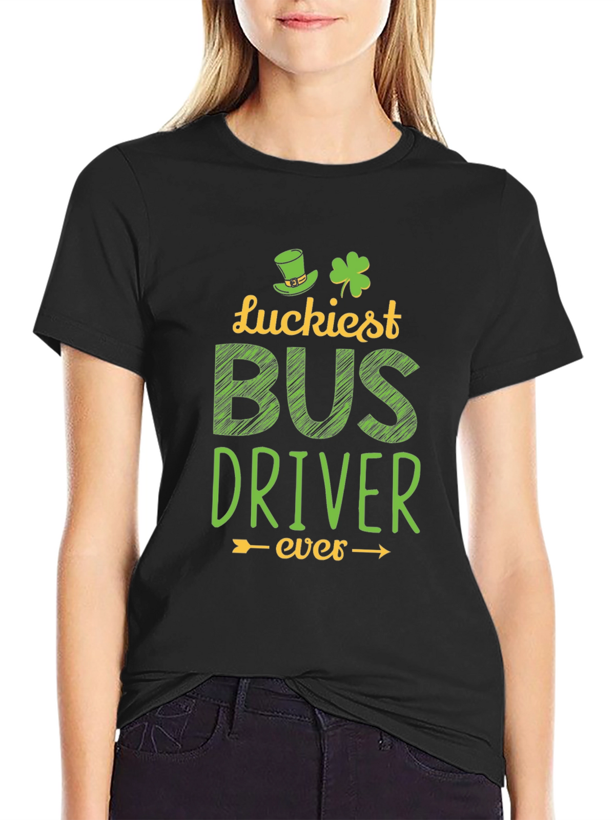 Luckiest Bus Driver Ever St. Patricks Day T-Shirt