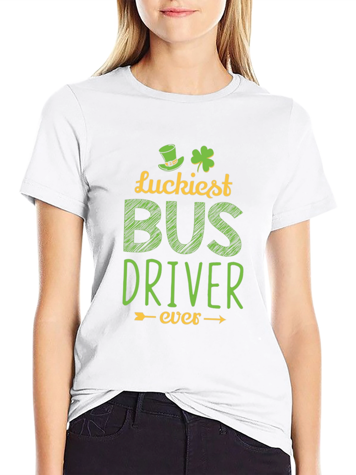 Luckiest Bus Driver Ever St. Patricks Day T-Shirt