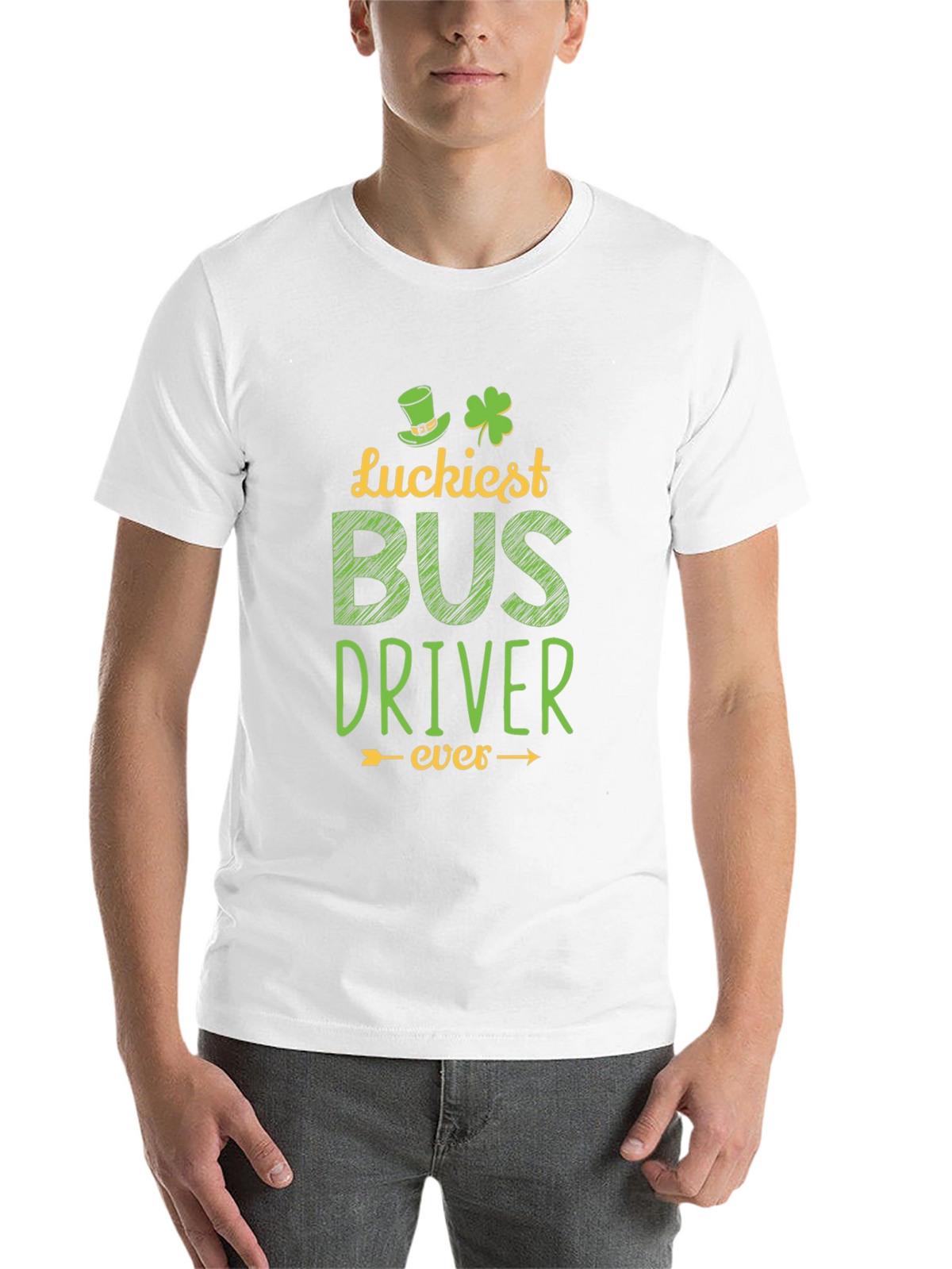 Luckiest Bus Driver Ever St. Patricks Day T-Shirt