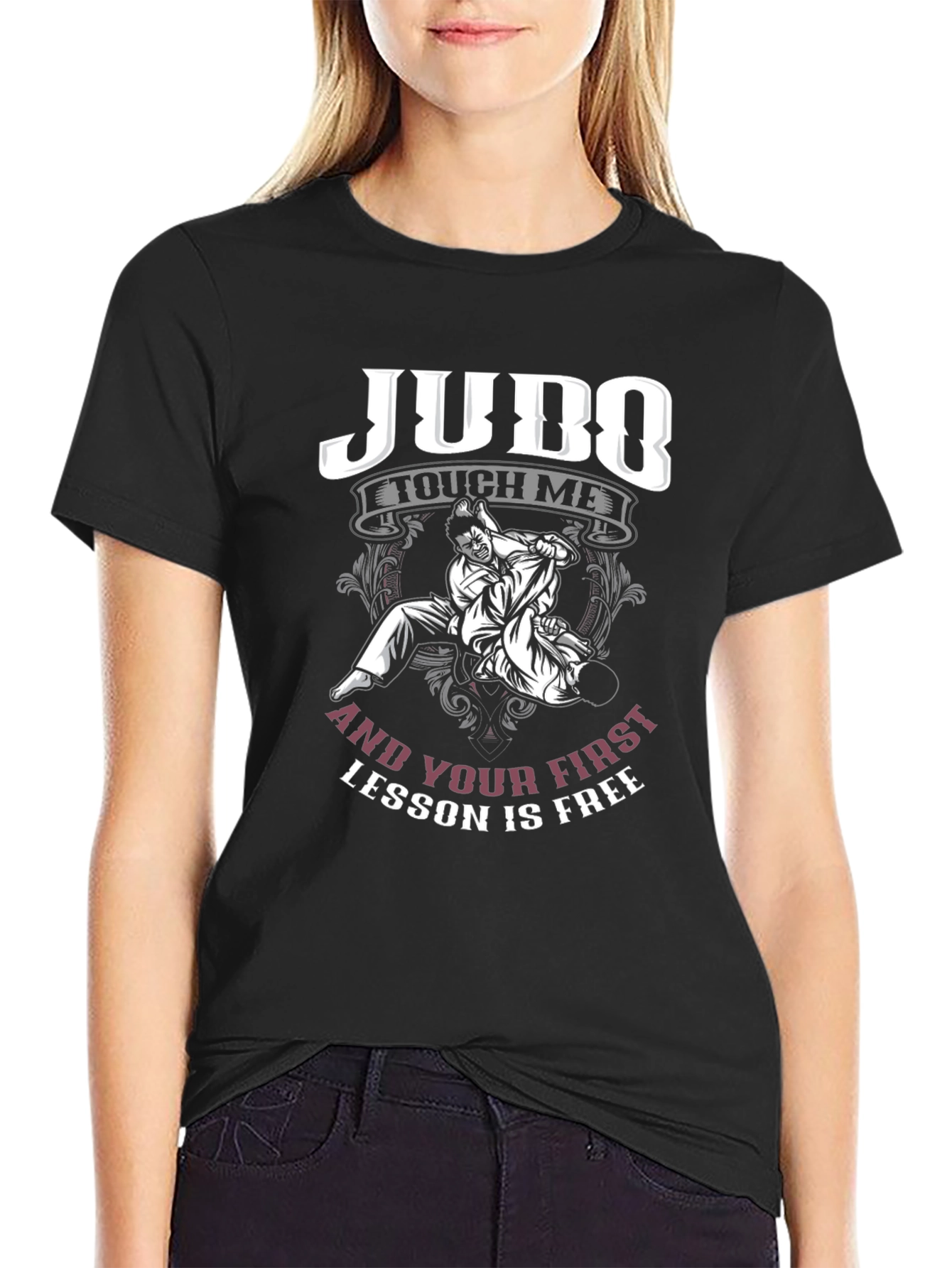 Judo Touch Me Funny Martial Arts T-Shirt