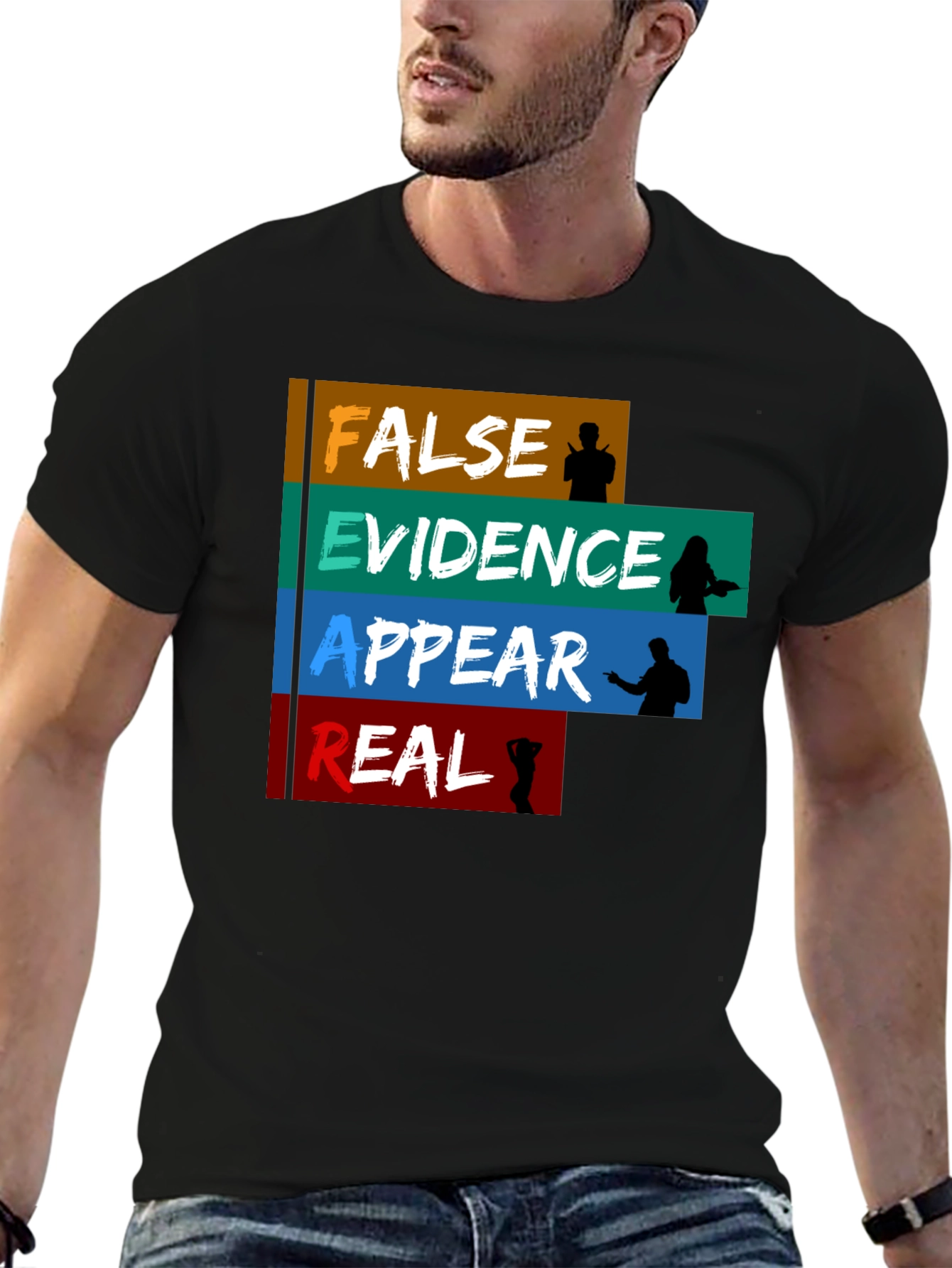 FEAR T-Shirt Funny Film TV Fan Tee