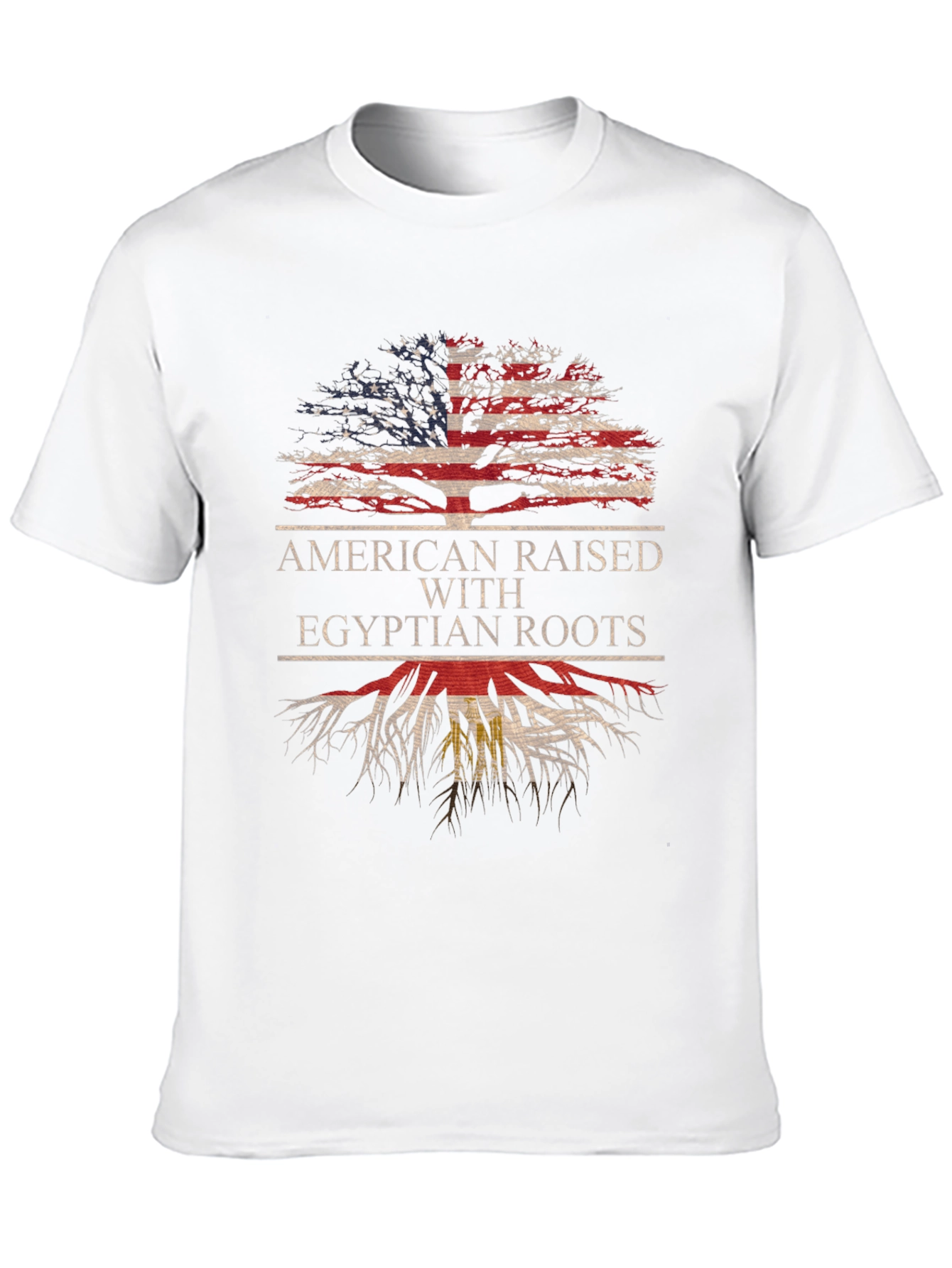 American Raised with Egyptian Roots T-Shirt