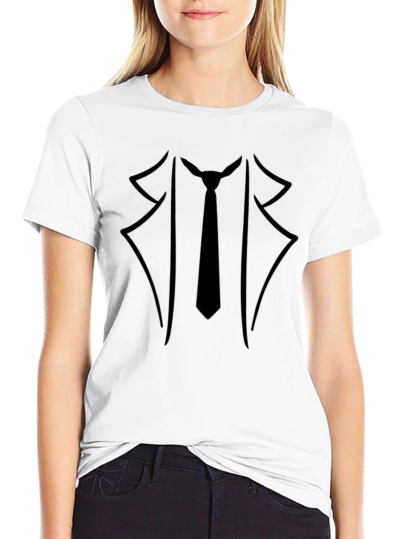 Suit & Tie Graphic T-Shirt - Stylish and Fun