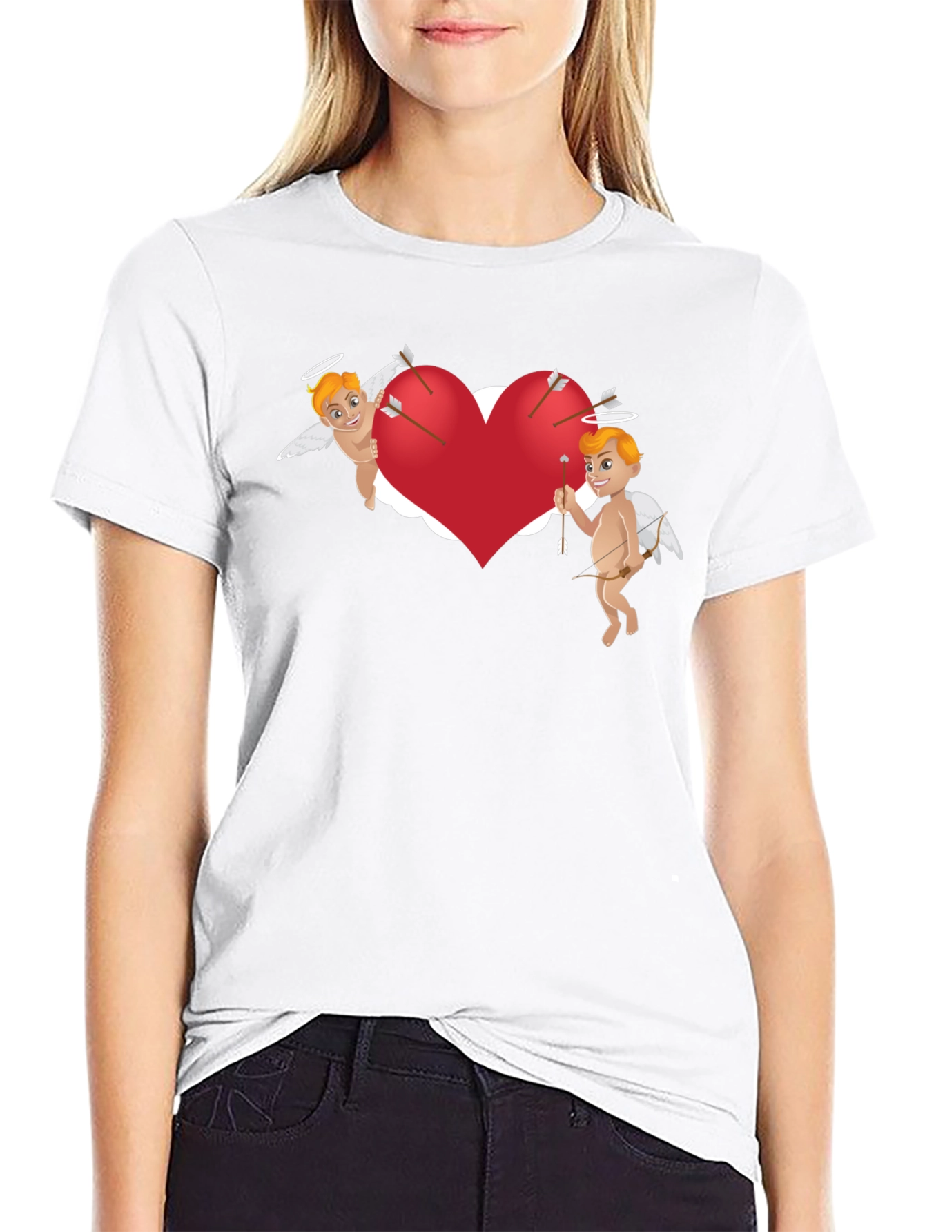 Cupids Arrow Heart T-Shirt