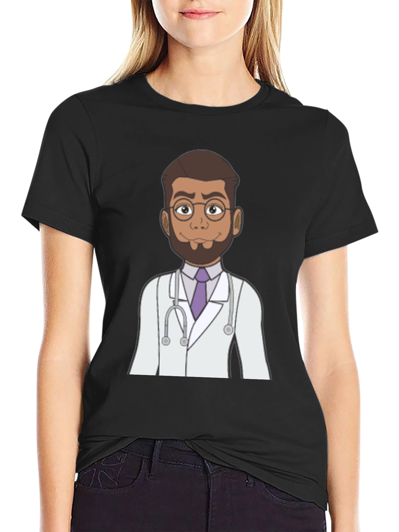 Doctor Cartoon Graphic T-Shirt