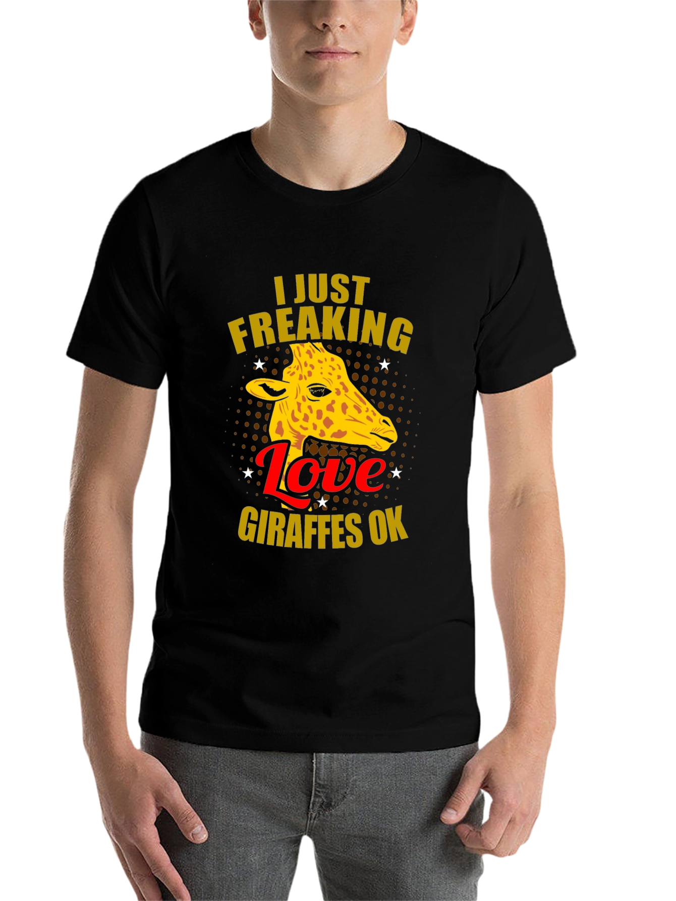 I Love Giraffes OK T-Shirt