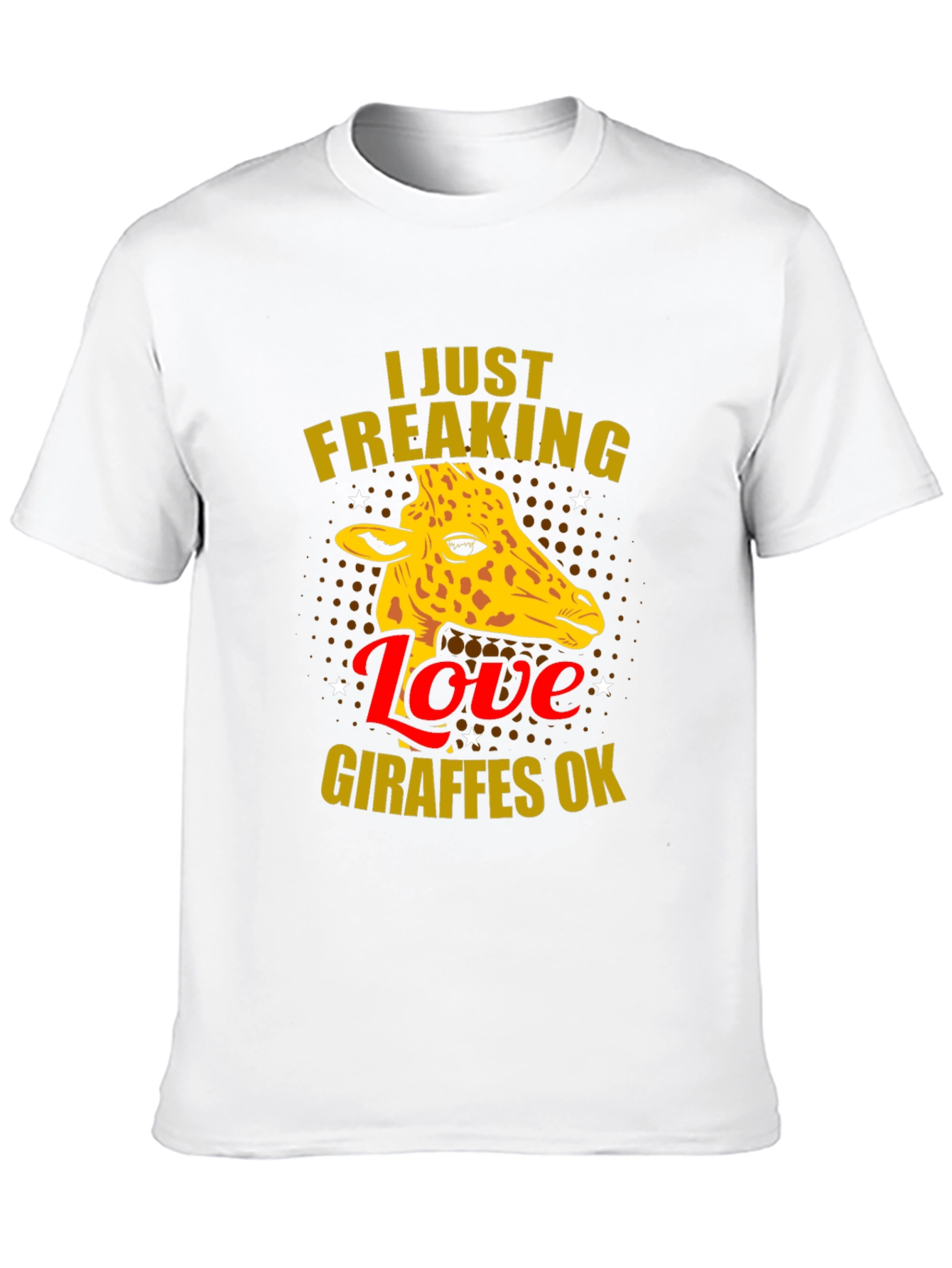 I Love Giraffes OK T-Shirt