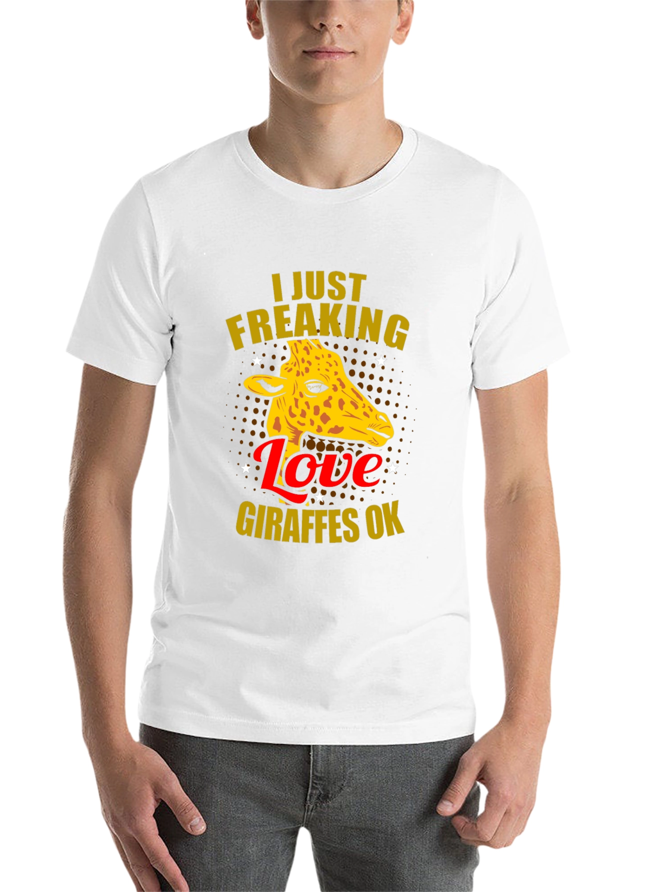 I Love Giraffes OK T-Shirt
