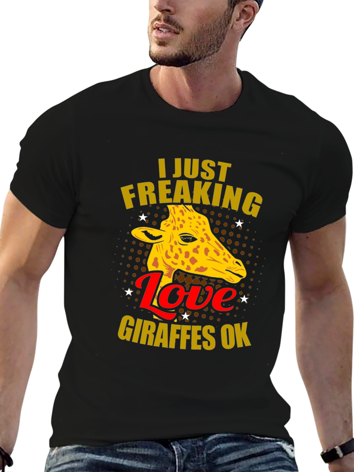 I Love Giraffes OK T-Shirt
