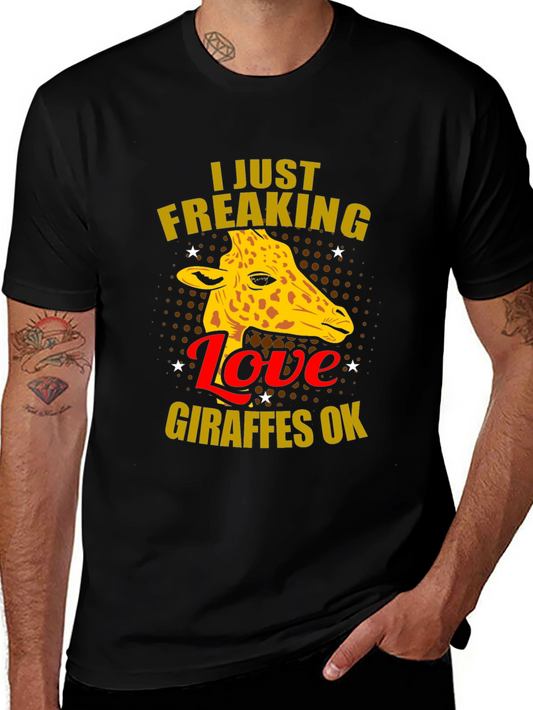 I Love Giraffes OK T-Shirt