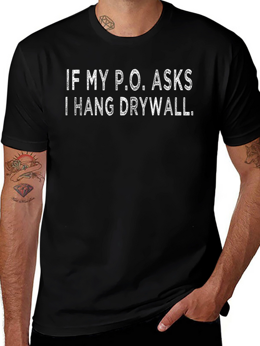 Funny Drywall Humor Graphic Tee