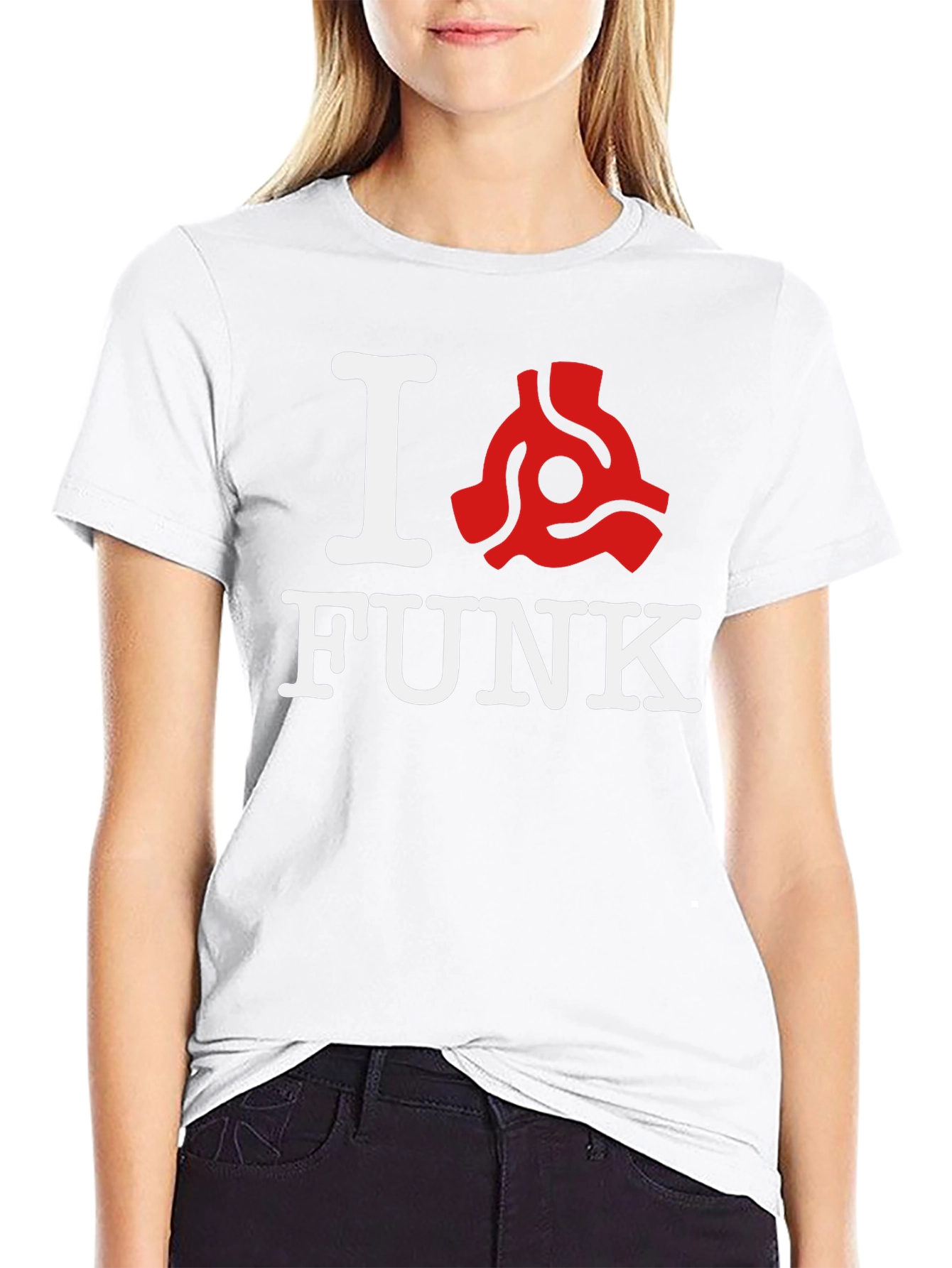 I <Record Adapter> Funk Graphic T-Shirt