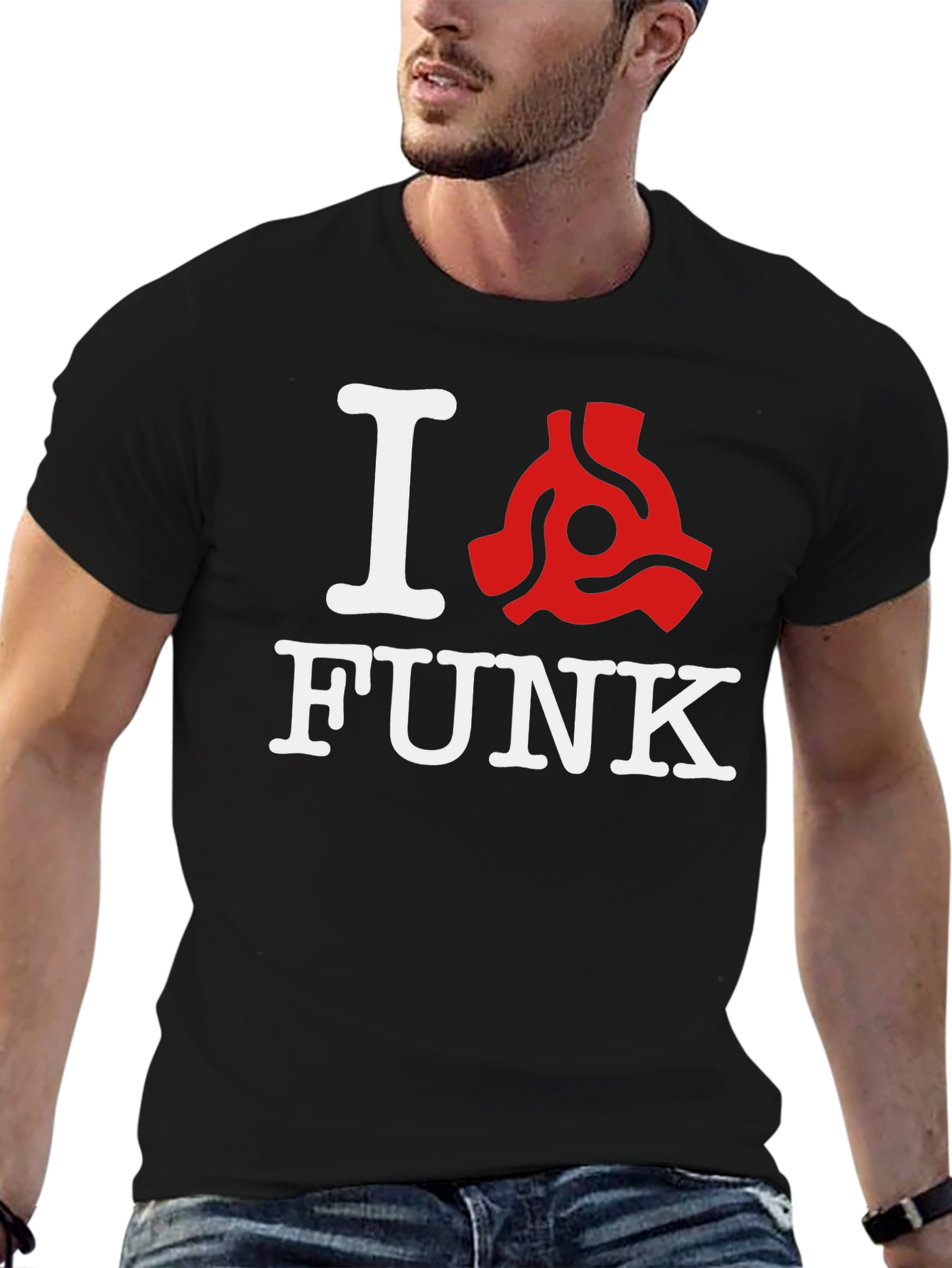 I <Record Adapter> Funk Graphic T-Shirt