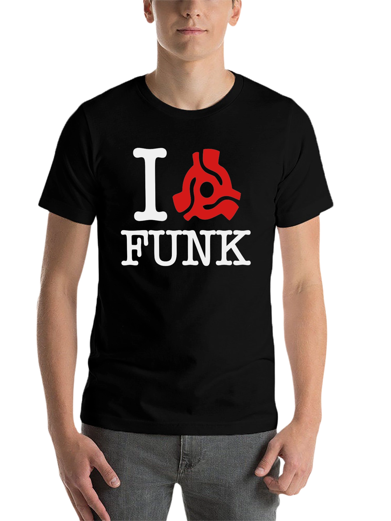I <Record Adapter> Funk Graphic T-Shirt