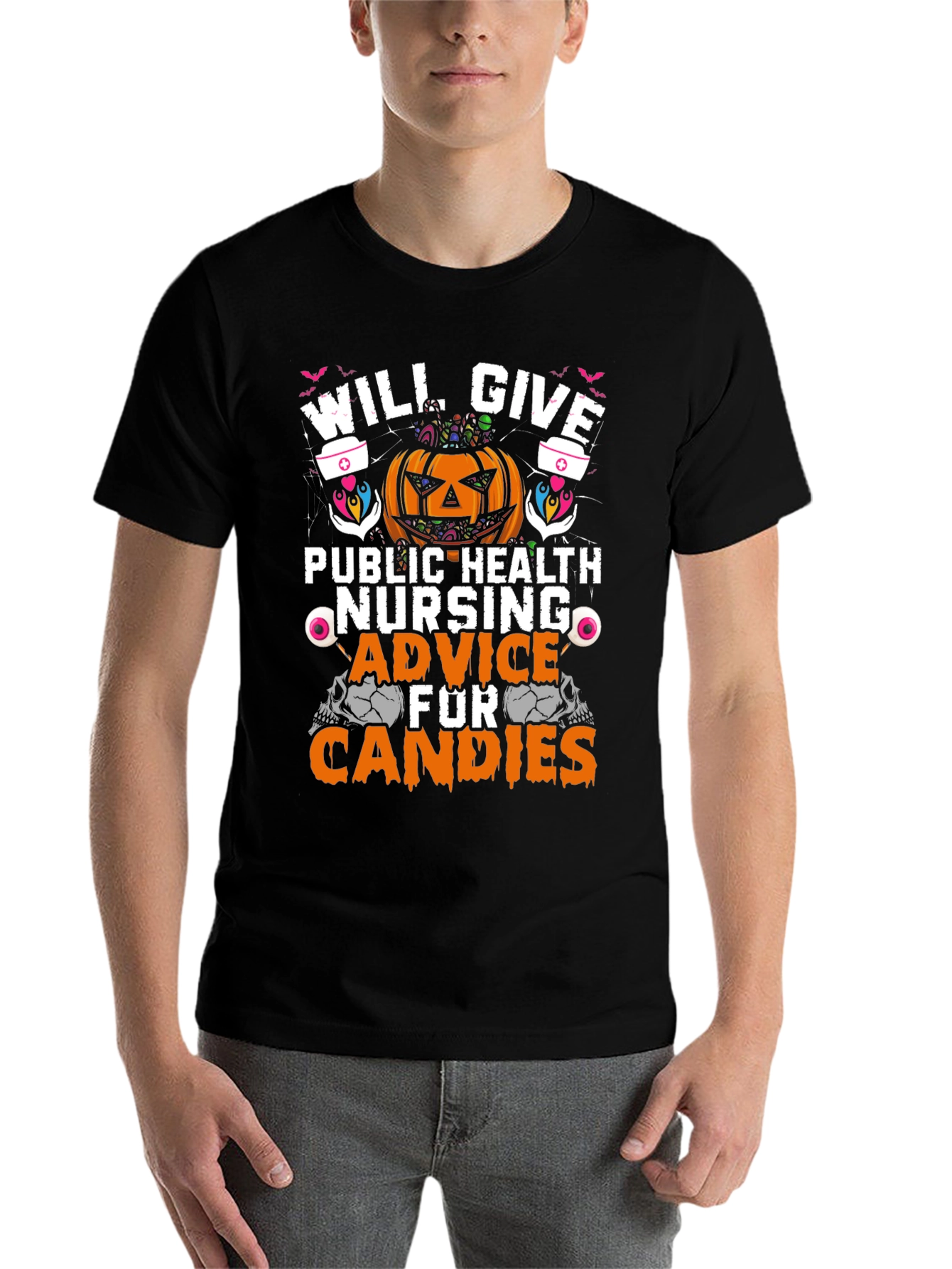 Halloween Public Health Nurse T-Shirt