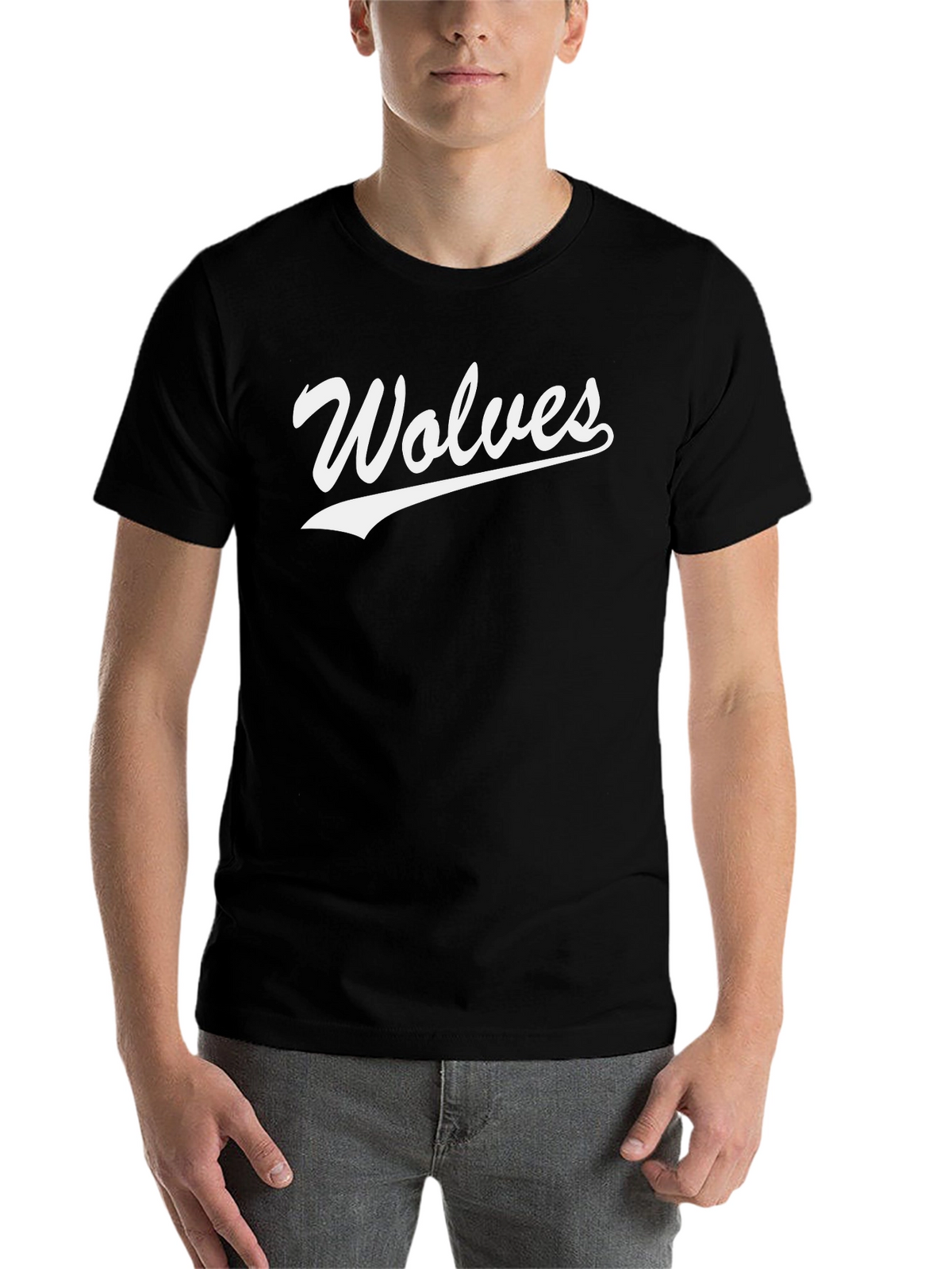 Wolves Graphic T-Shirt - Classic Black Tee