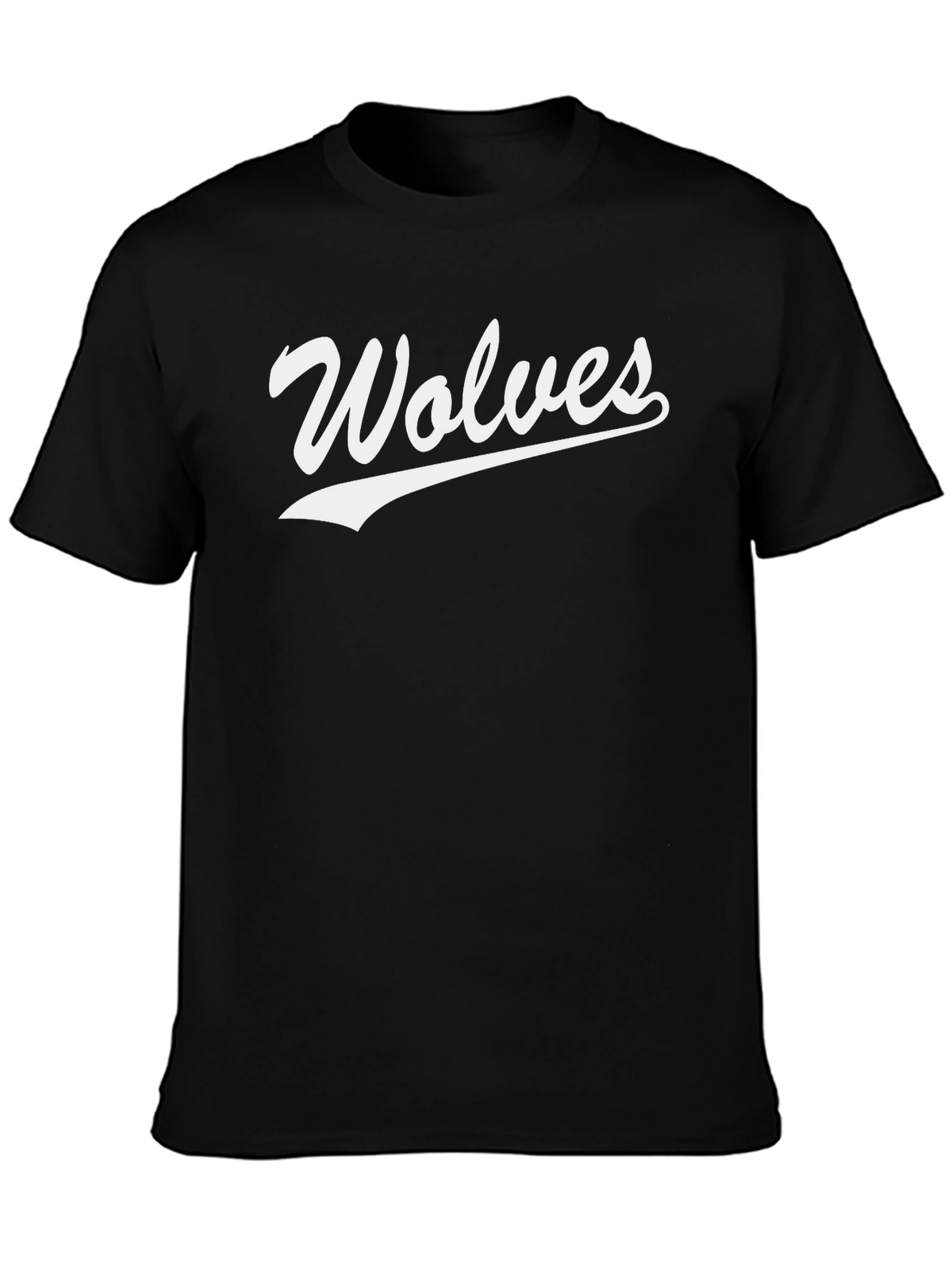 Wolves Graphic T-Shirt - Classic Black Tee