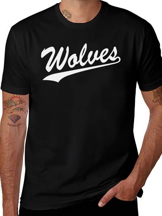 Wolves Graphic T-Shirt - Classic Black Tee
