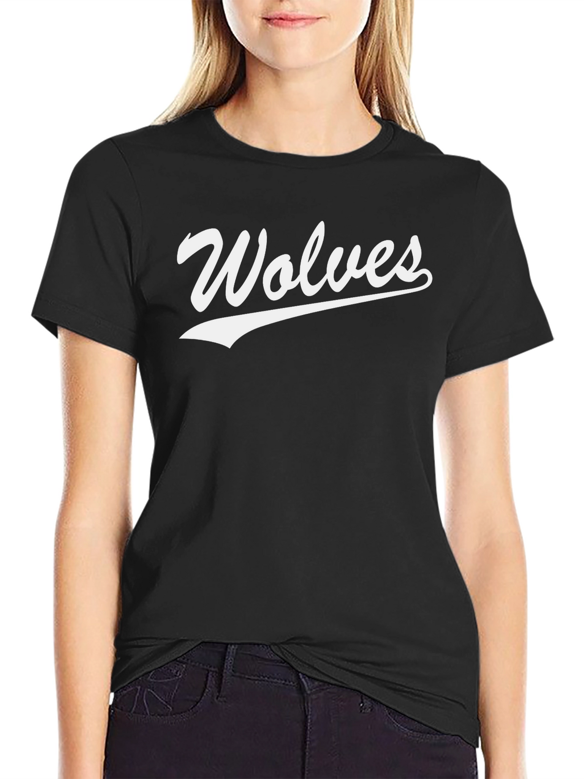 Wolves Graphic T-Shirt - Classic Black Tee