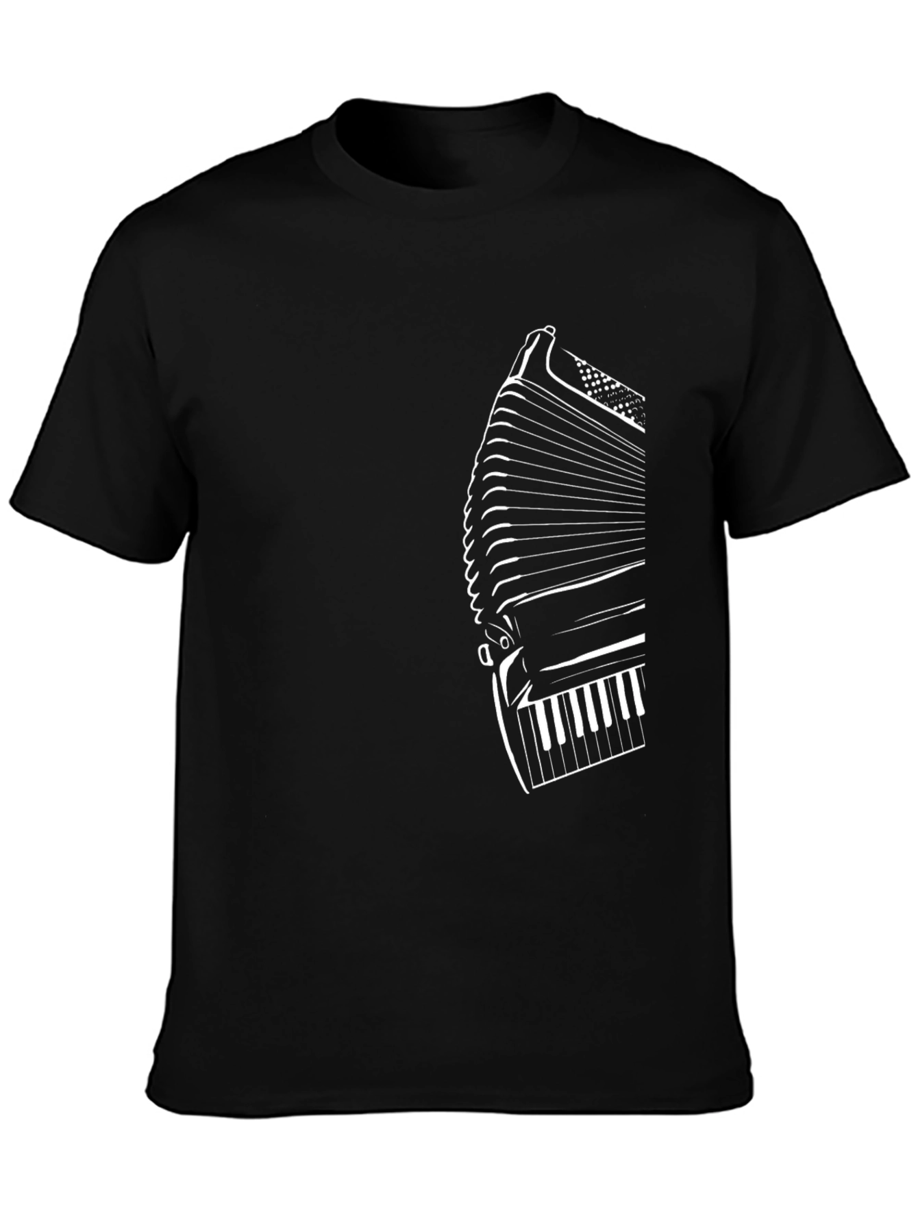 Accordion Graphic Tee - Black T-Shirt