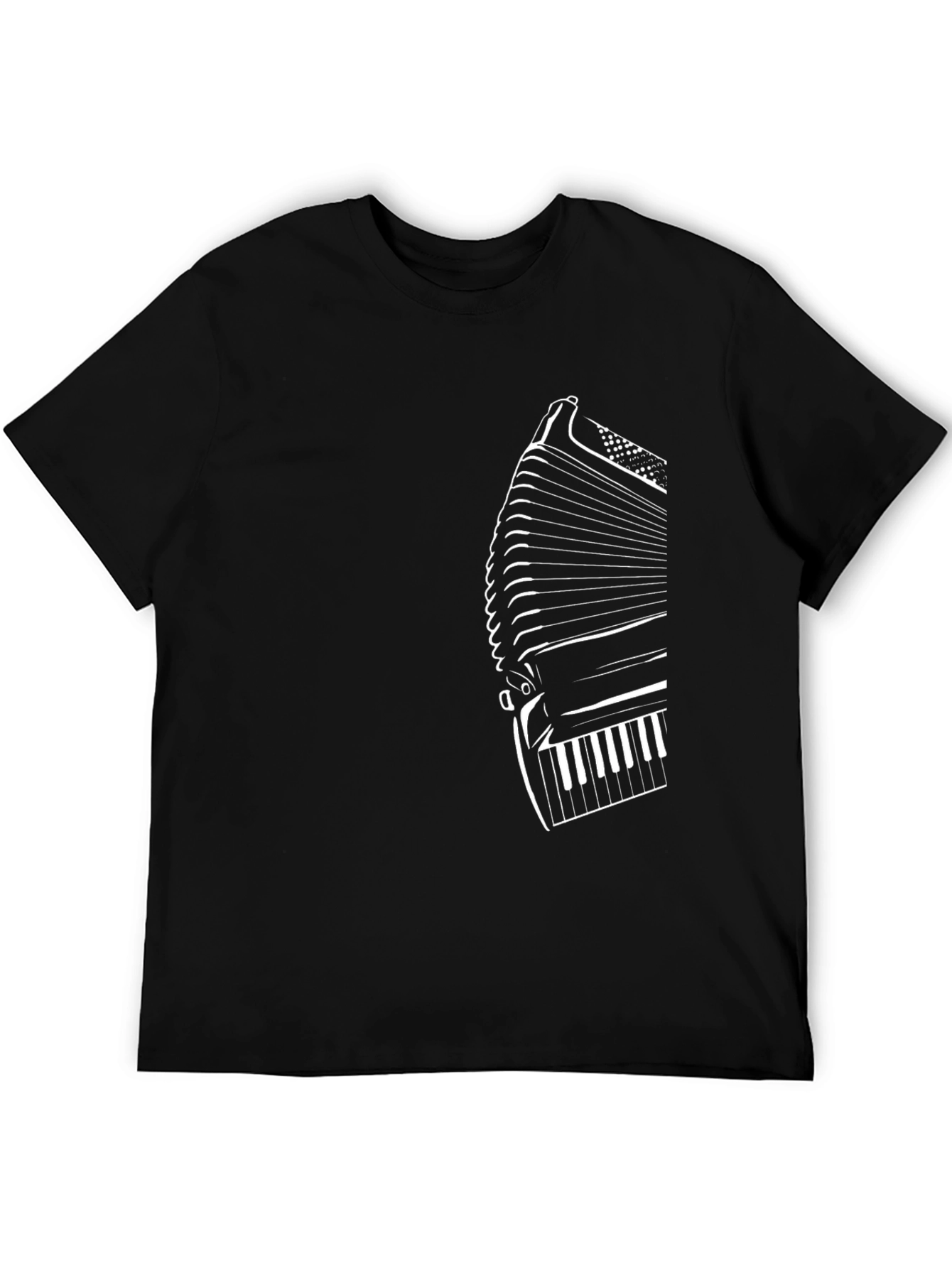 Accordion Graphic Tee - Black T-Shirt