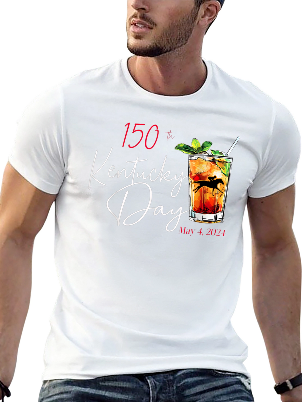 Kentucky Derby 150th Anniversary Black T-Shirt