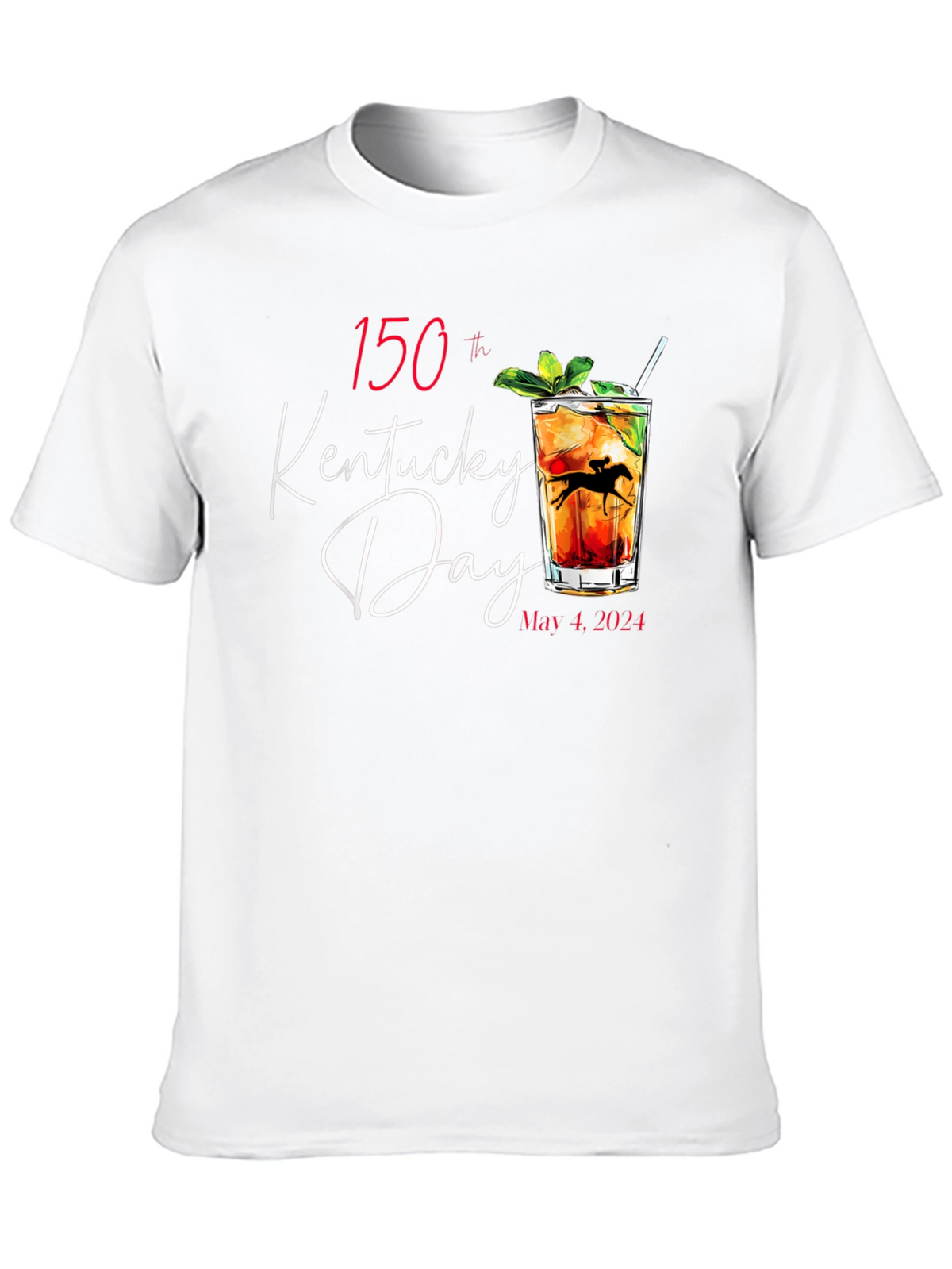 Kentucky Derby 150th Anniversary Black T-Shirt