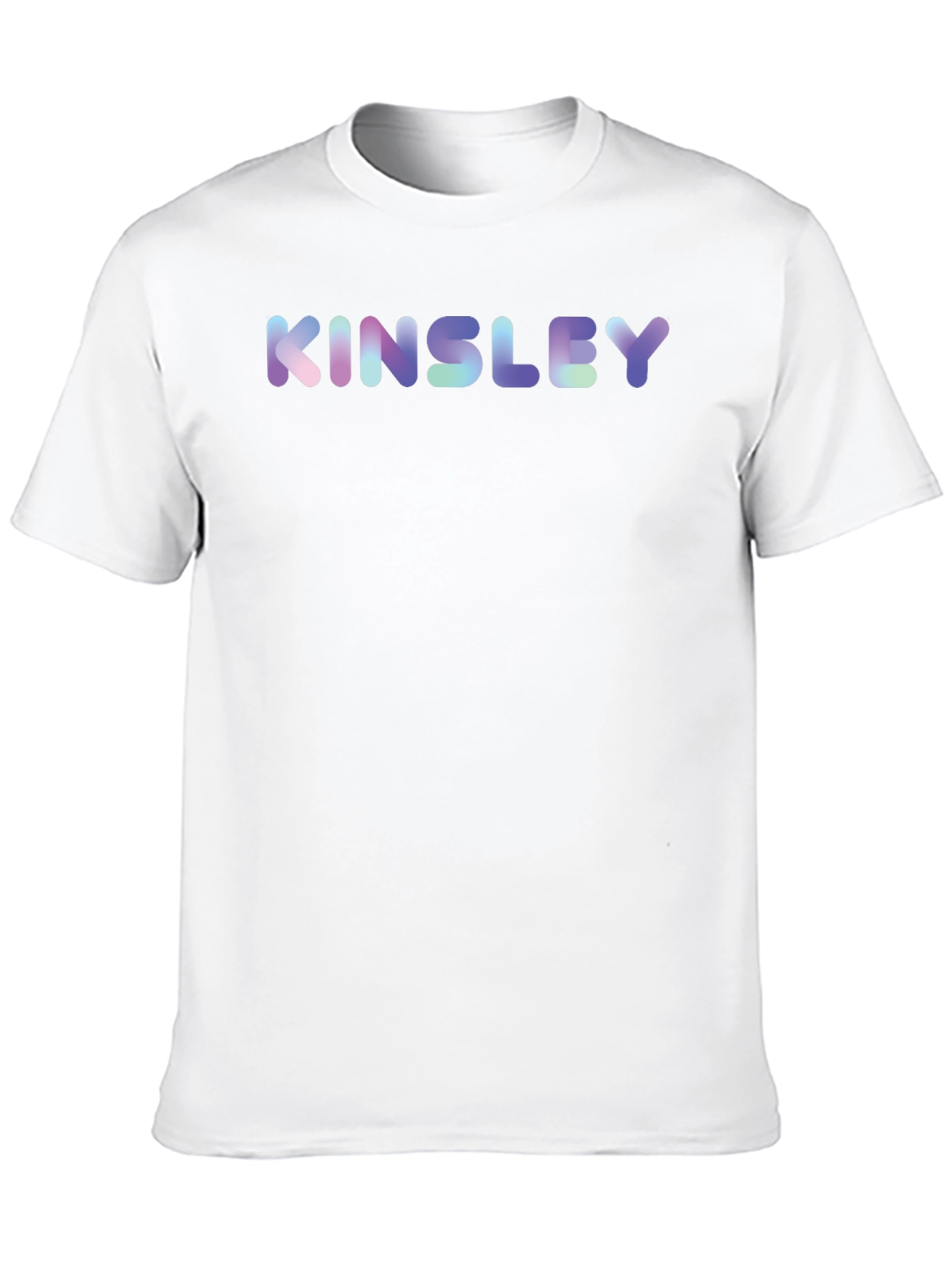 Kinsley Personalized Graphic Black T-Shirt