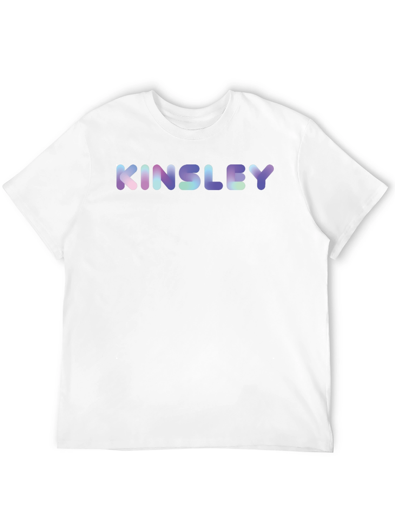 Kinsley Personalized Graphic Black T-Shirt