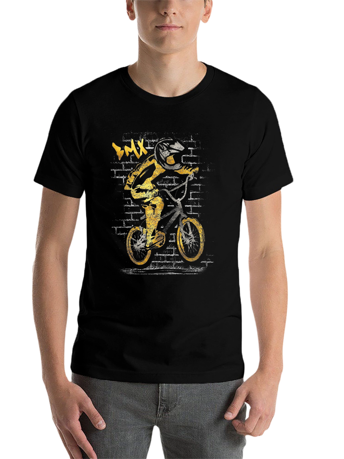 BMX Rider Graphic Tee - Cool Street Style