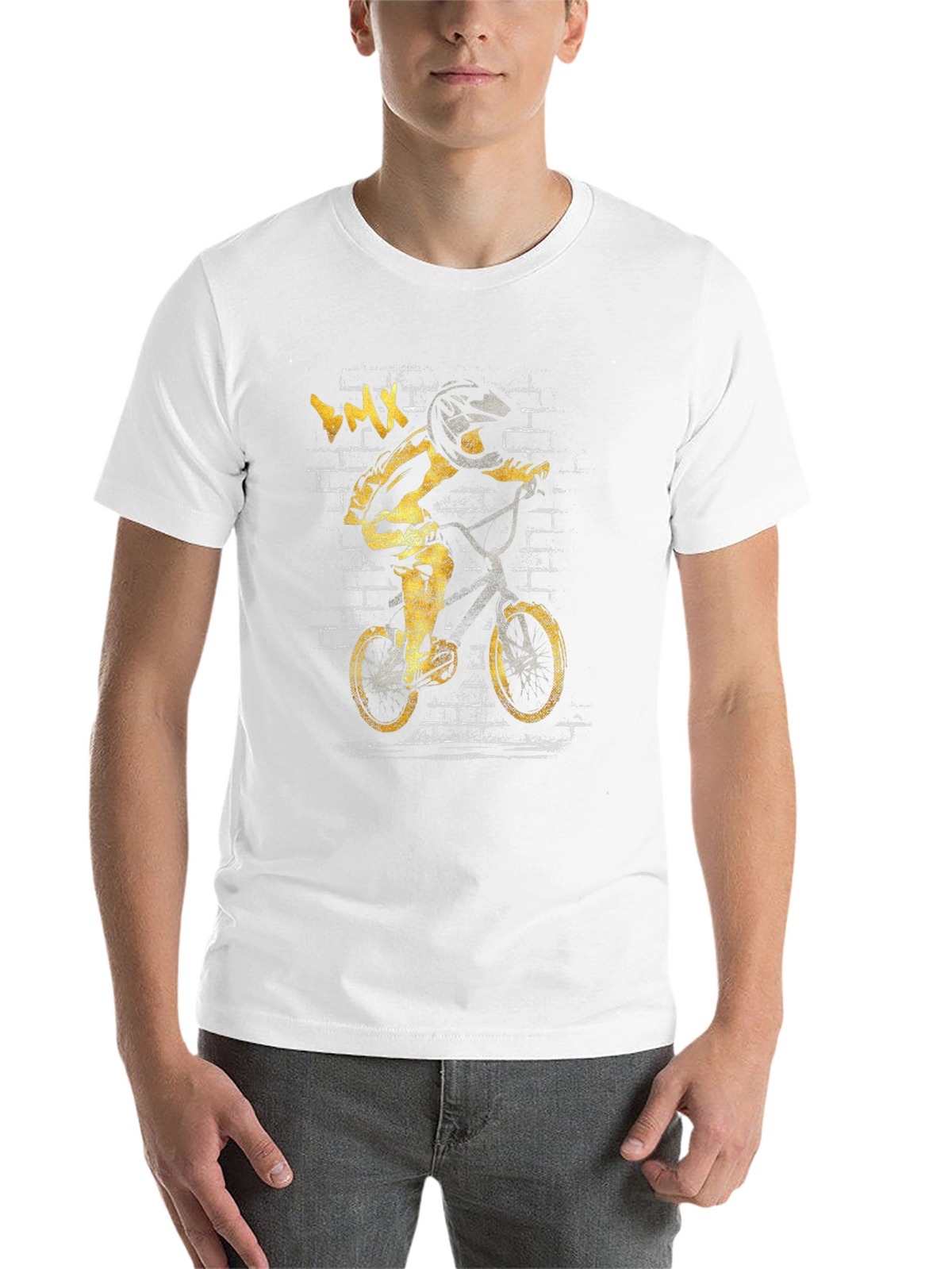 BMX Rider Graphic Tee - Cool Street Style
