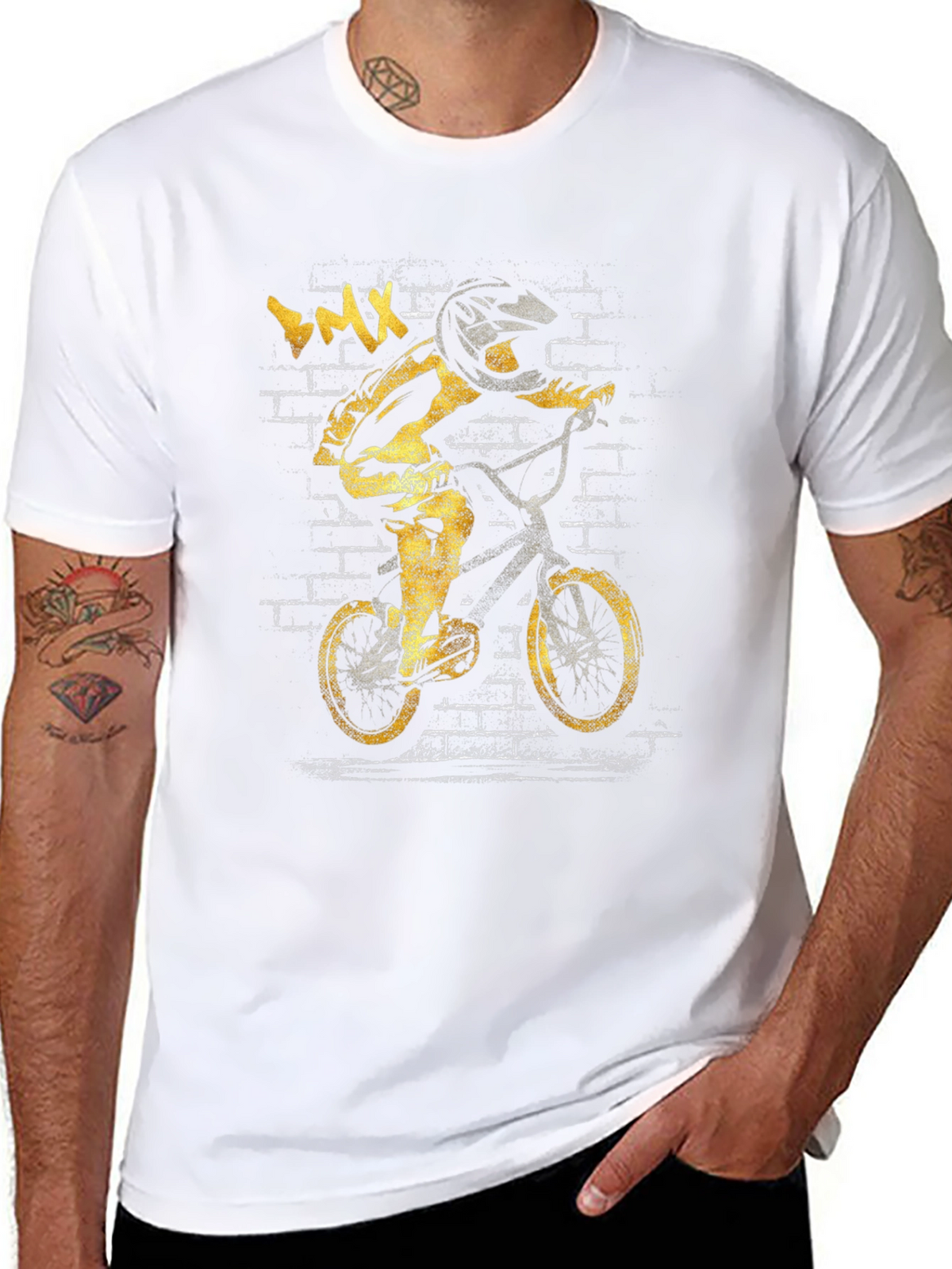 BMX Rider Graphic Tee - Cool Street Style