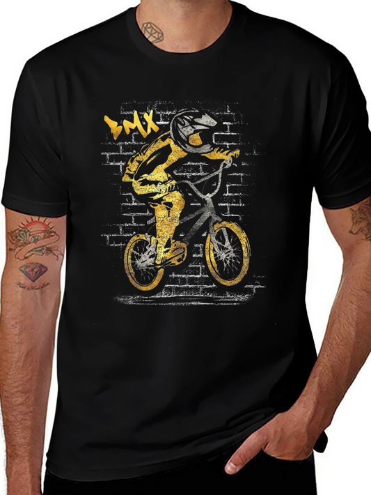 BMX Rider Graphic Tee - Cool Street Style