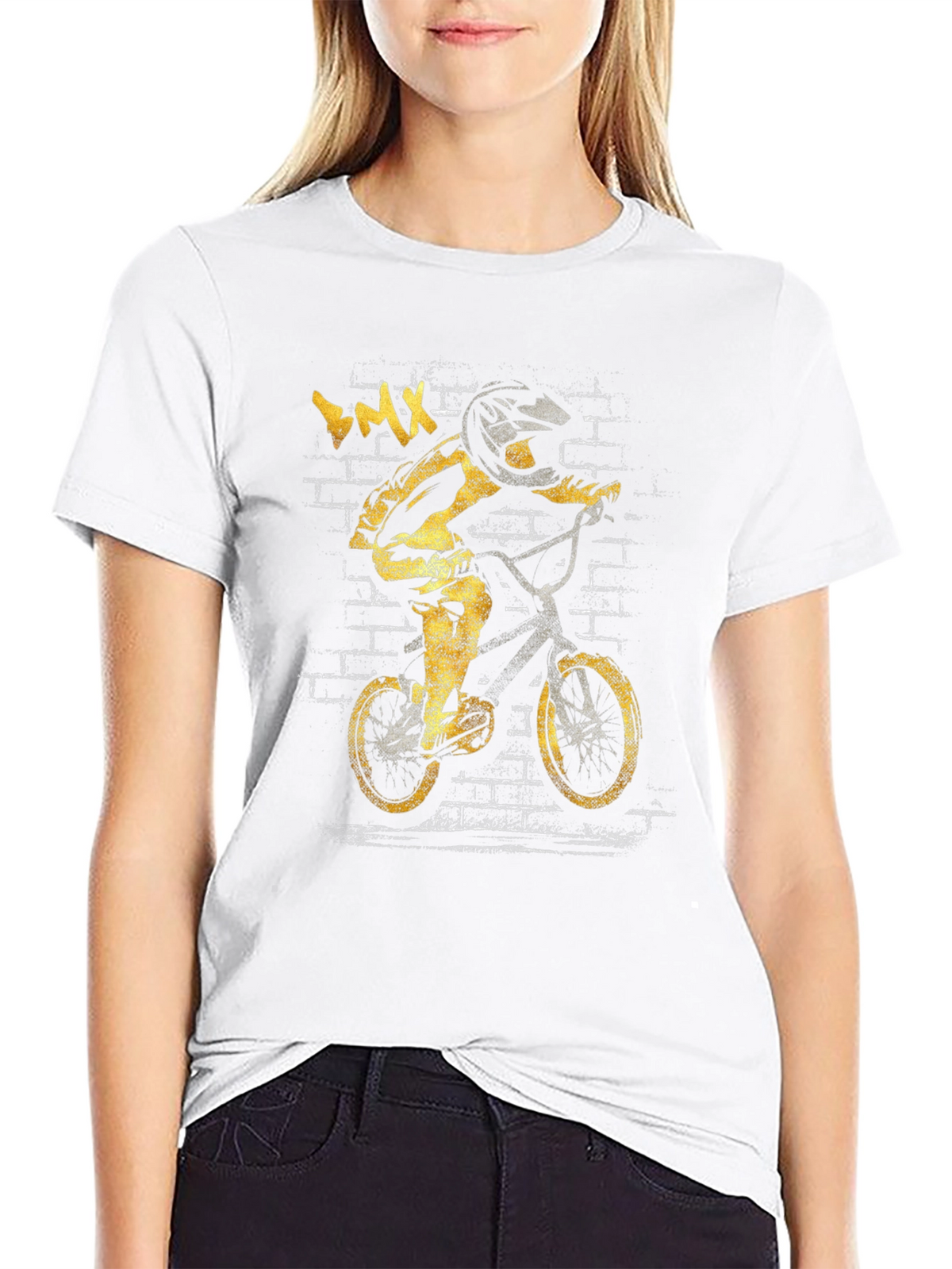 BMX Rider Graphic Tee - Cool Street Style