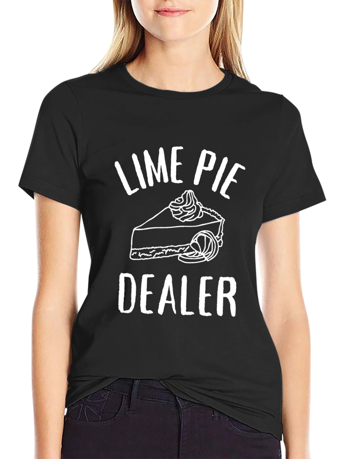 Lime Pie Dealer Graphic T-Shirt - Quirky Foodie Tee