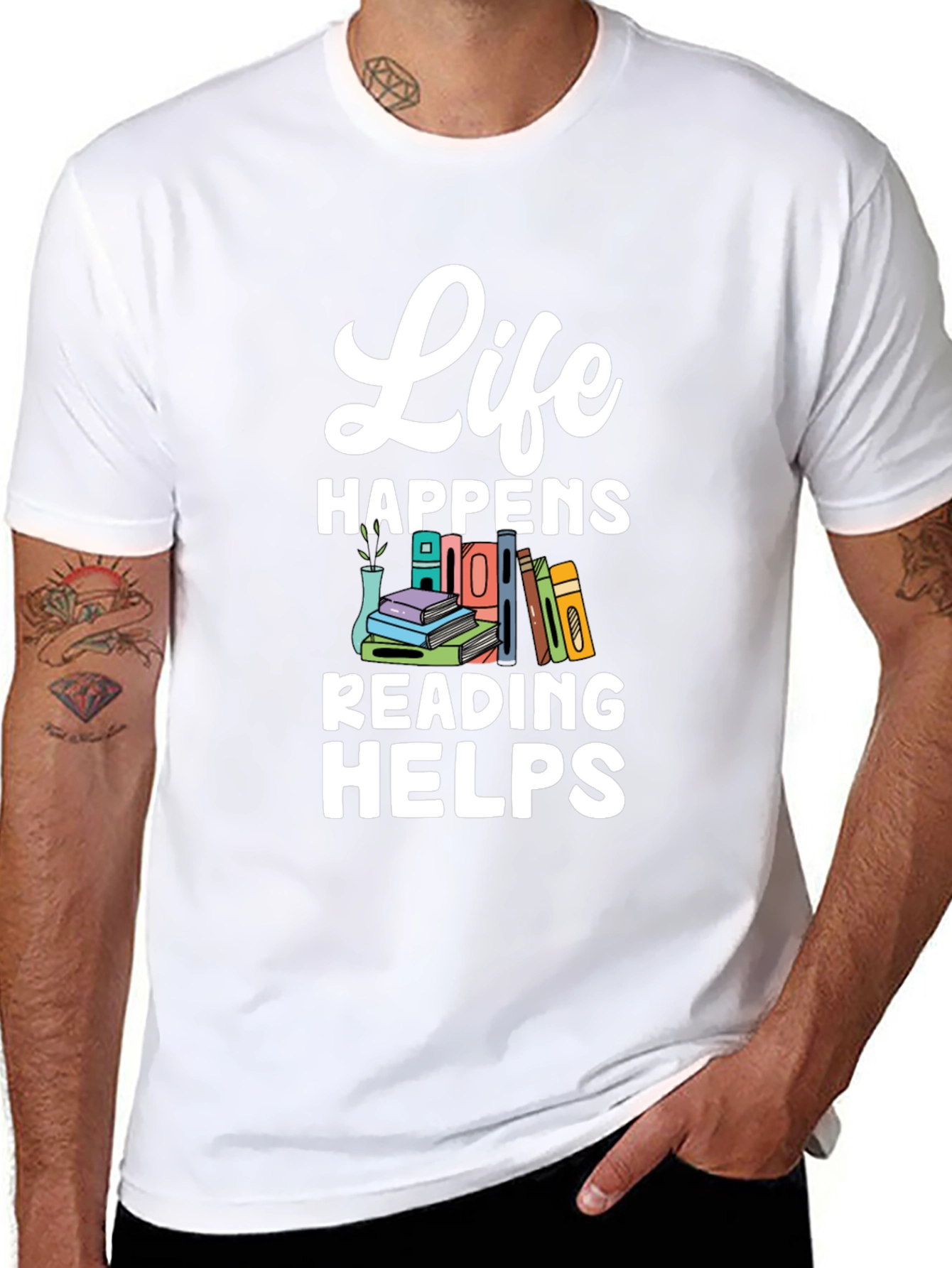Life Happens Reading Helps T-Shirt
