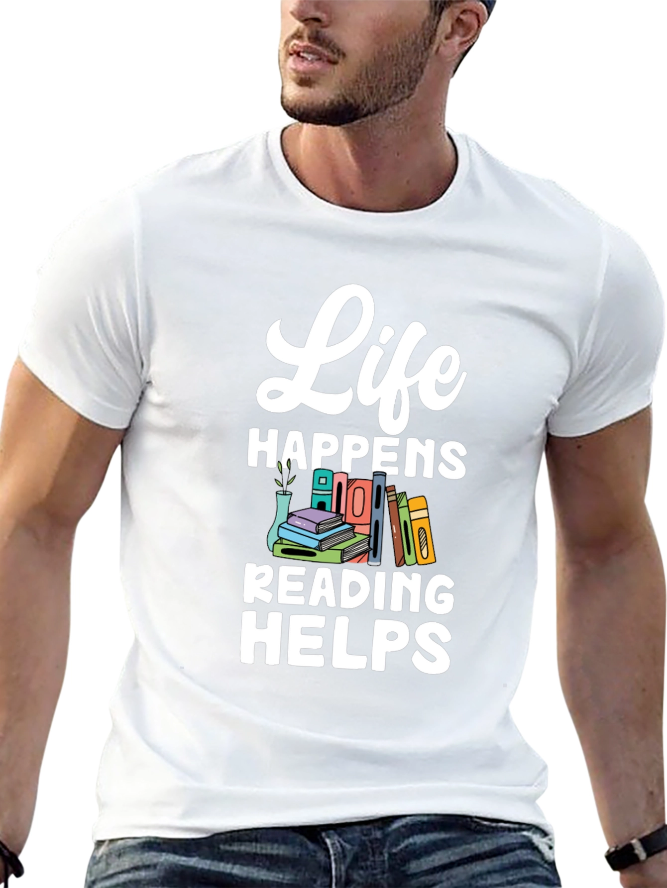 Life Happens Reading Helps T-Shirt