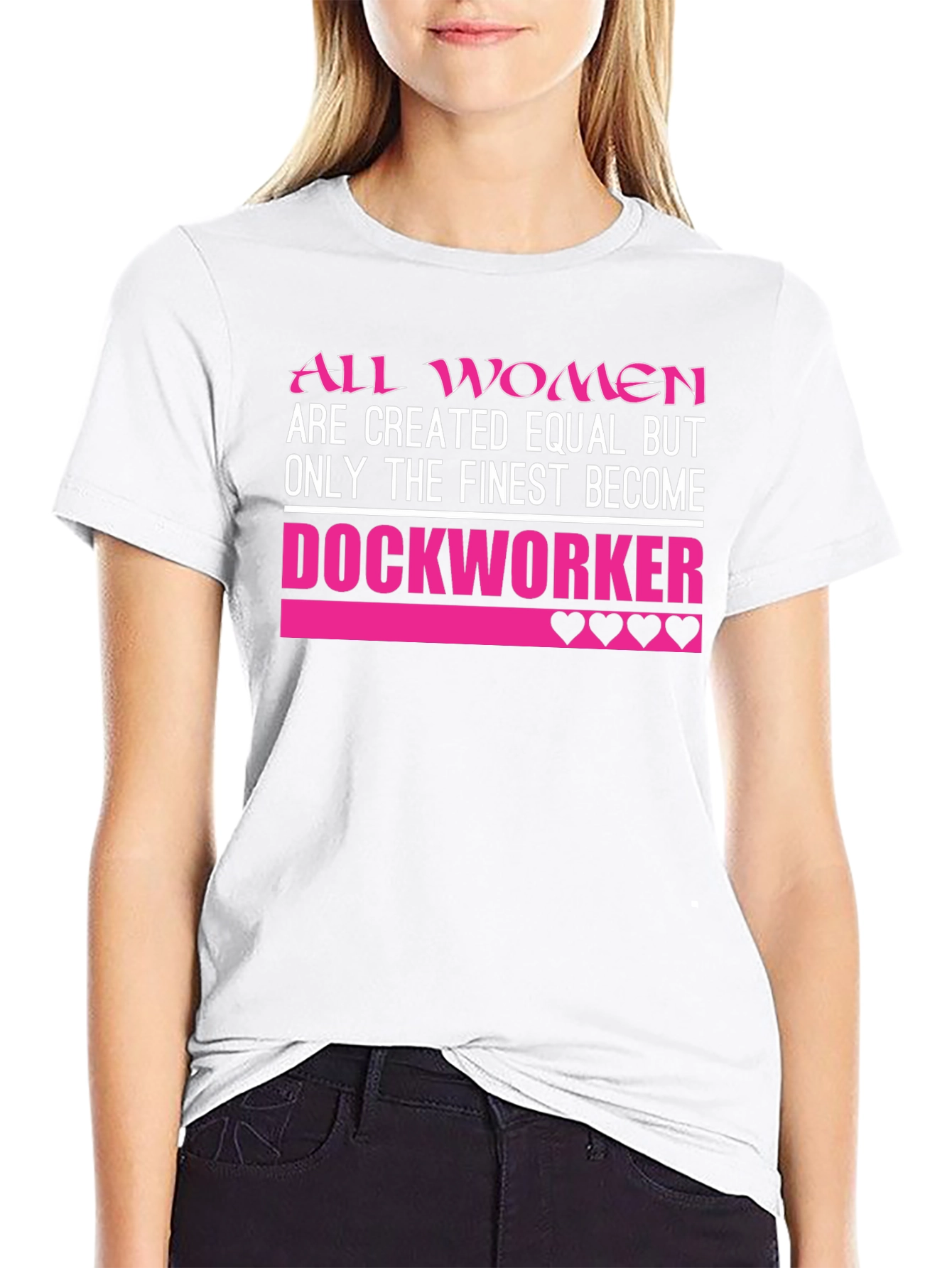 Finest Dockworker Womens T-Shirt